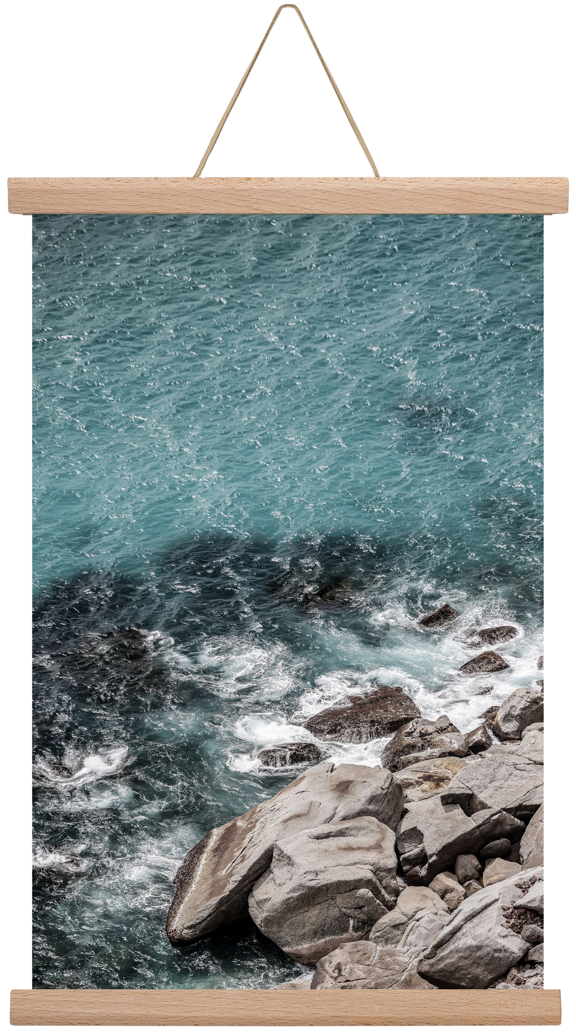 Aqua Shores, 30x45 cm (30x45 cm), Tölgy akasztó