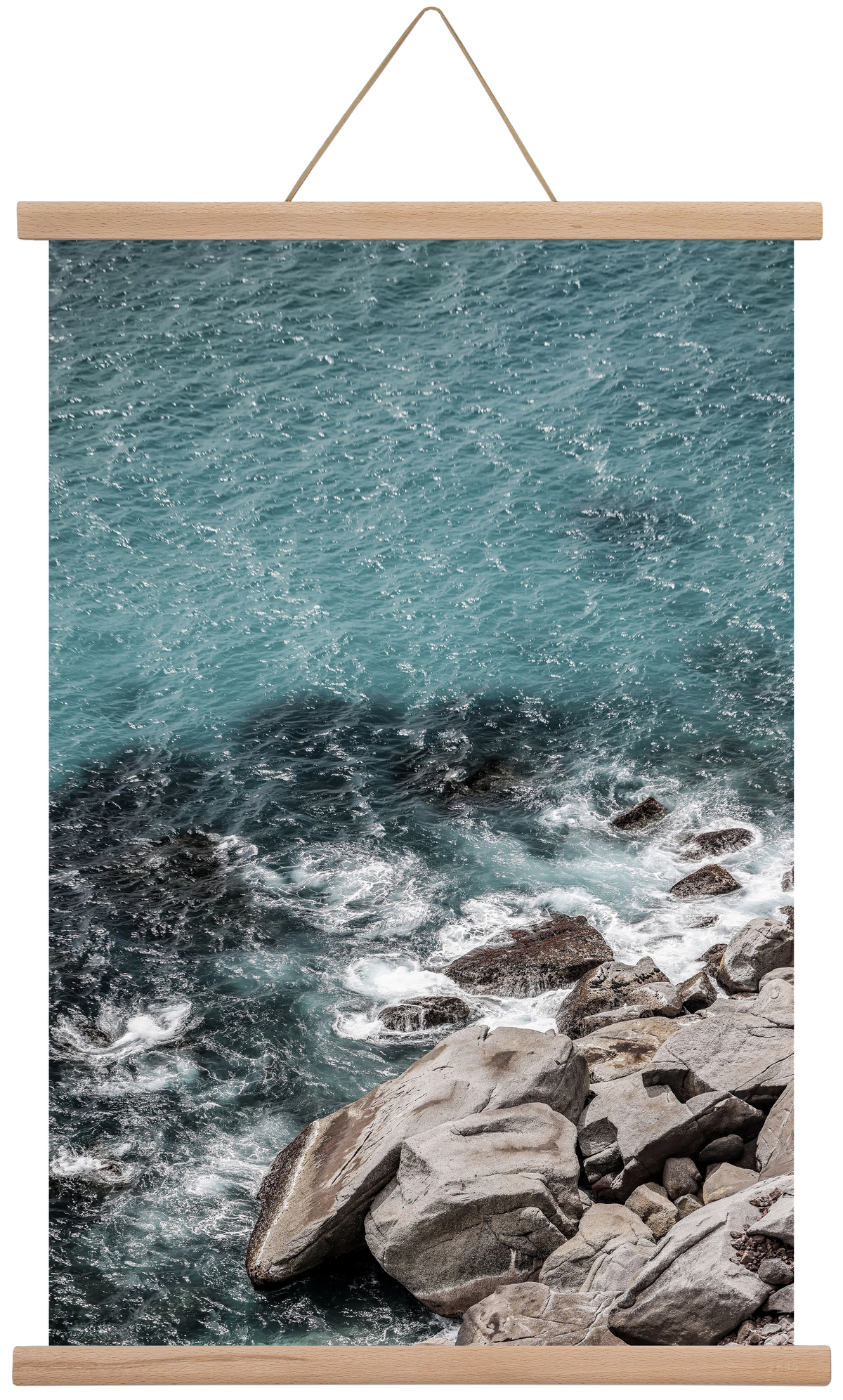Aqua Shores, 40x60 cm (40x60 cm), Tölgy akasztó