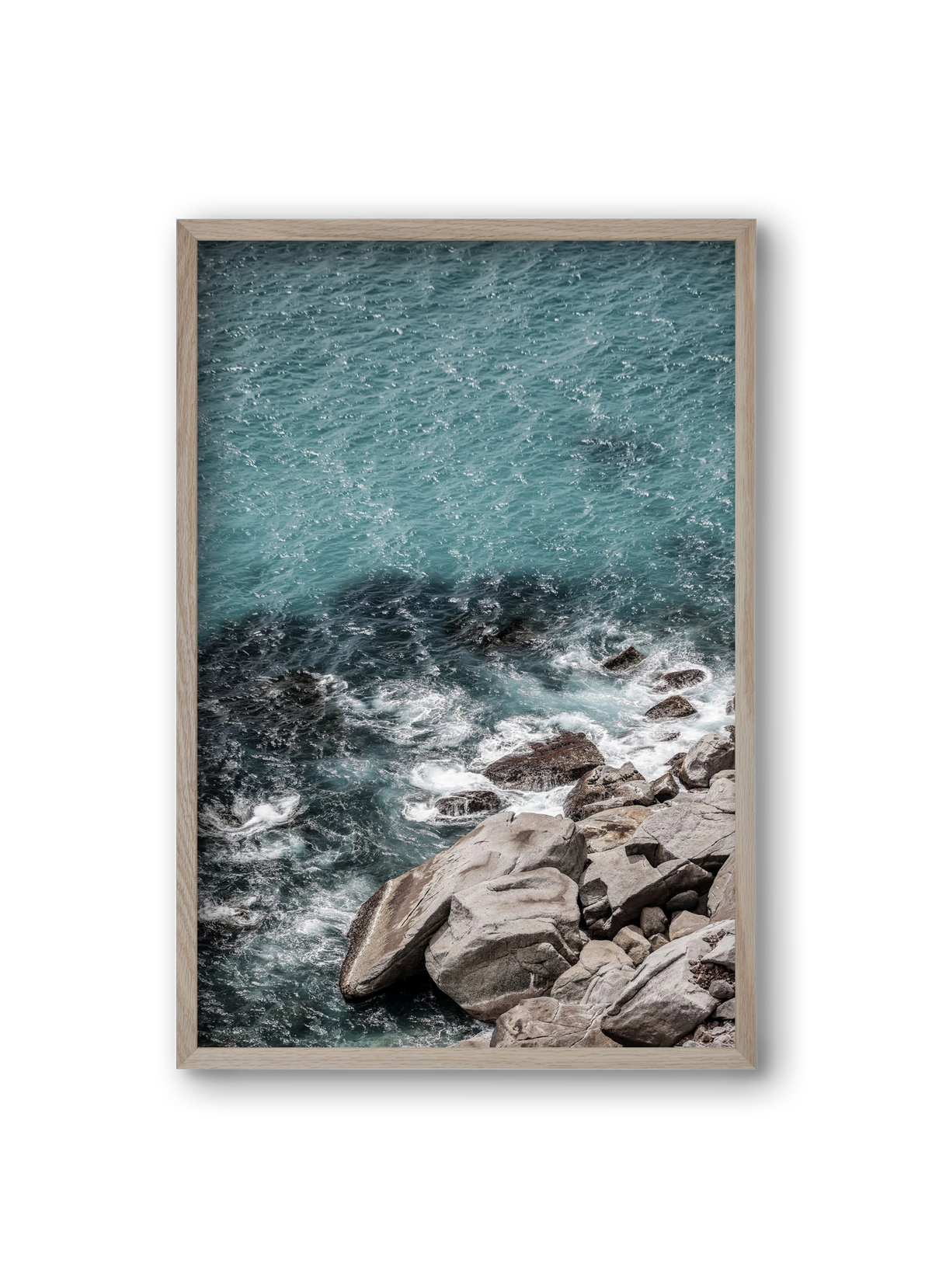 Aqua Shores, 20x30 cm (20x30 cm), Tölgy keret