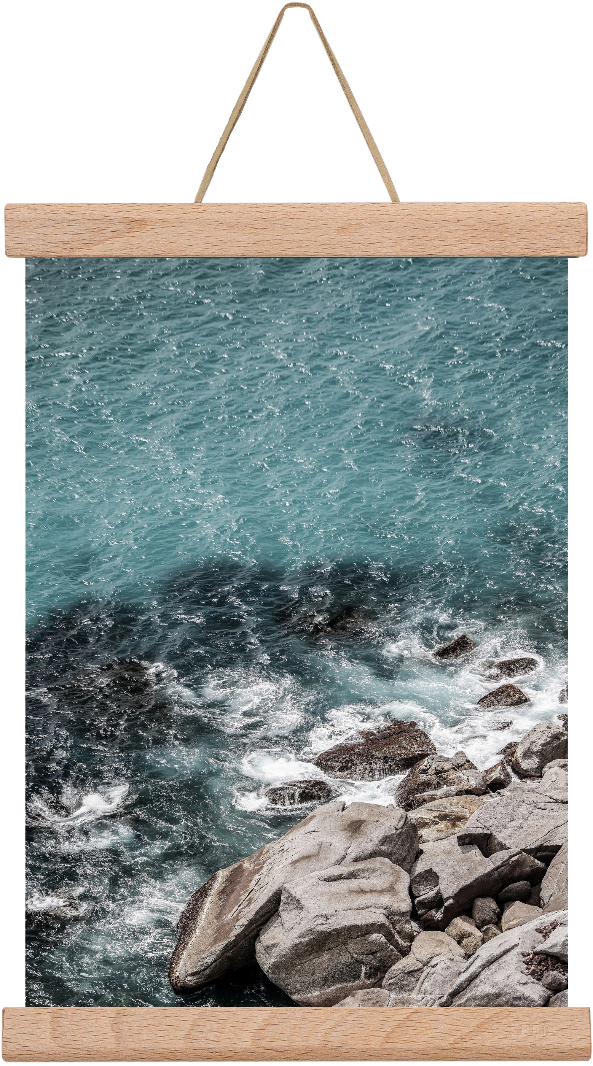 Aqua Shores, 20x30 cm (20x30 cm), Tölgy akasztó