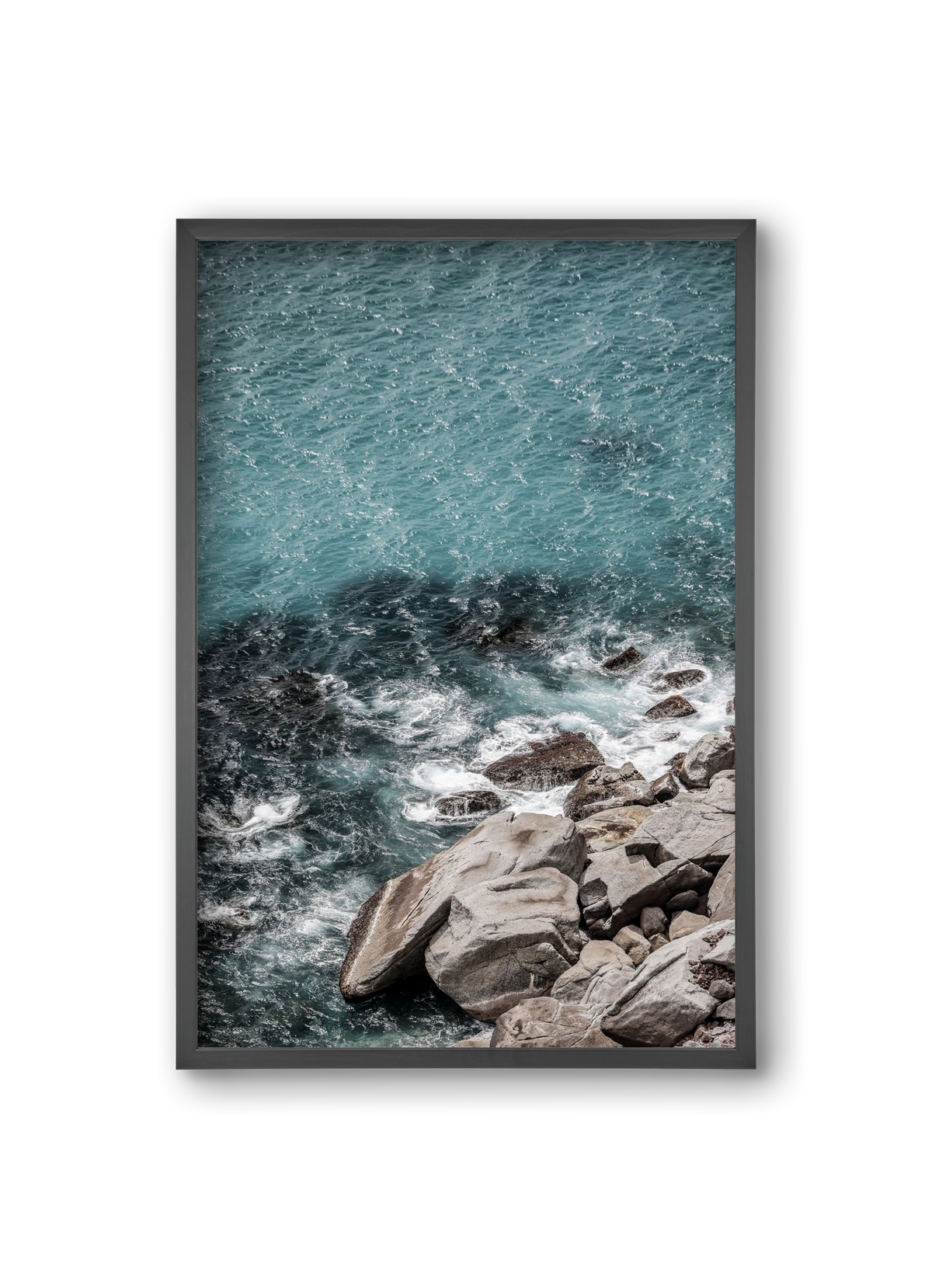 Aqua Shores, 20x30 cm (20x30 cm), Fekete keret