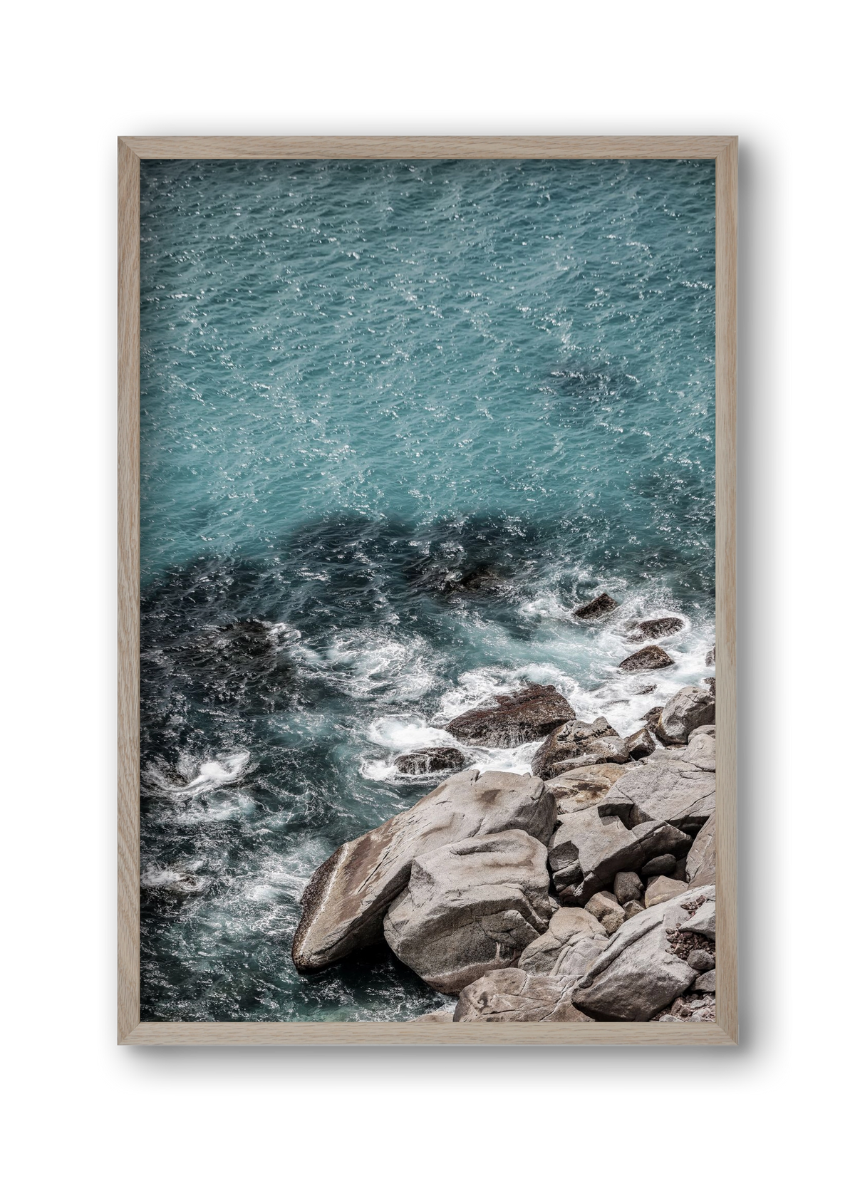 Aqua Shores, 30x45 cm (30x45 cm), Tölgy keret