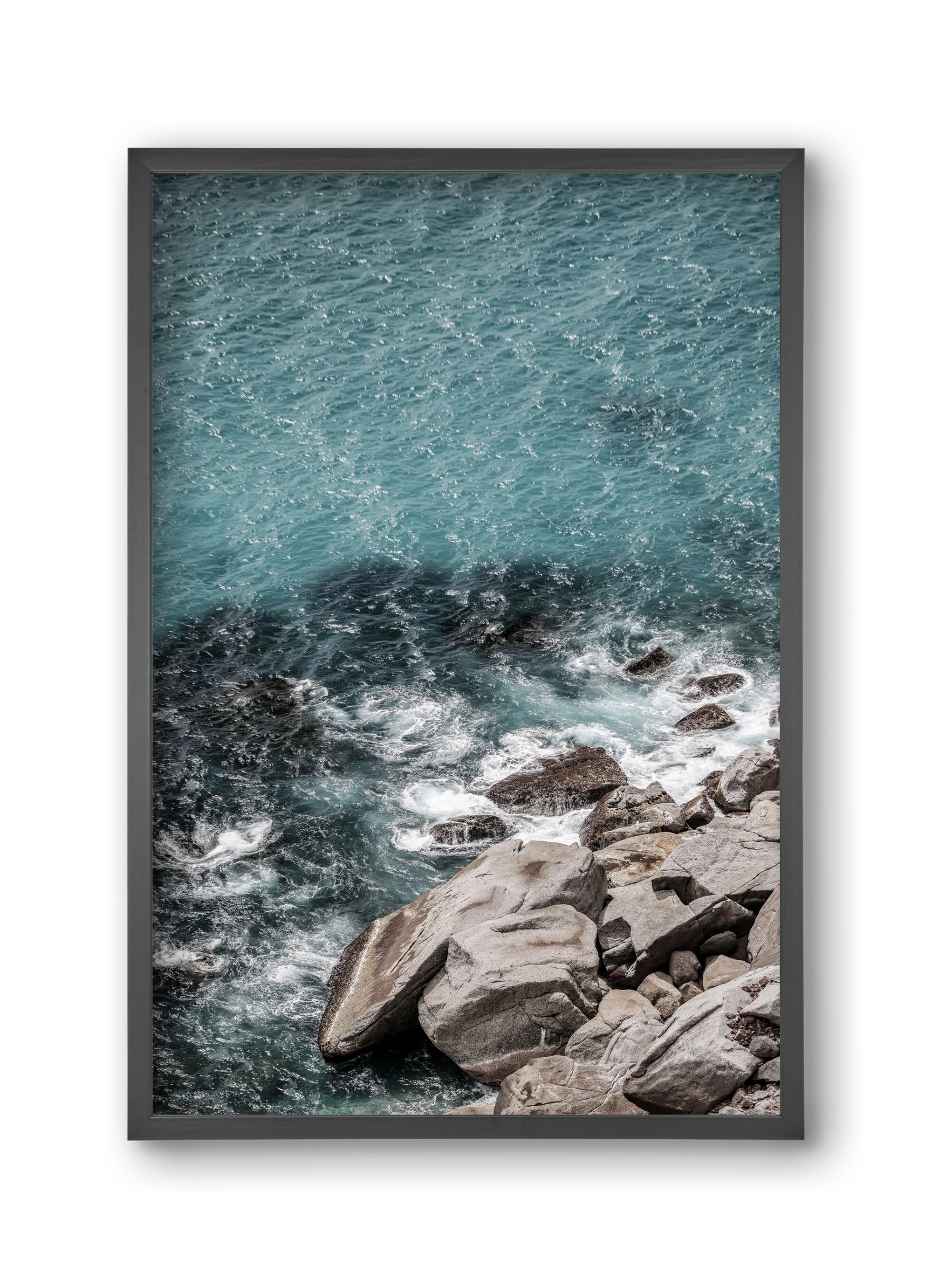 Aqua Shores, 30x45 cm (30x45 cm), Fekete keret