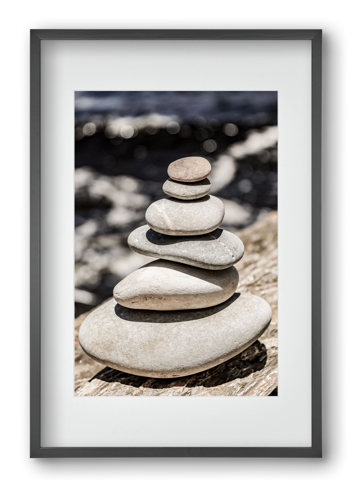 Balance, 40x60 cm (30x45 cm), Fekete keret, paszpartuval