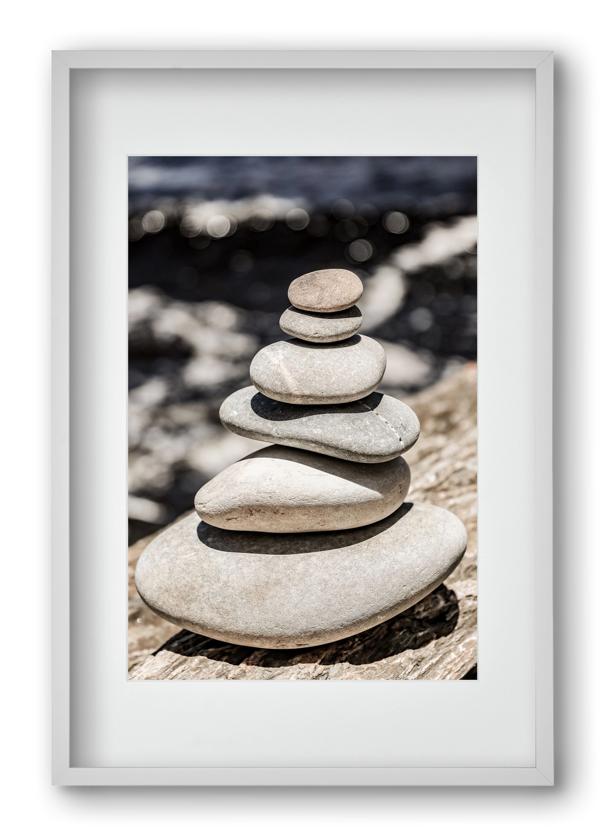 Balance, 40x60 cm (30x45 cm), Fehér keret, paszpartuval