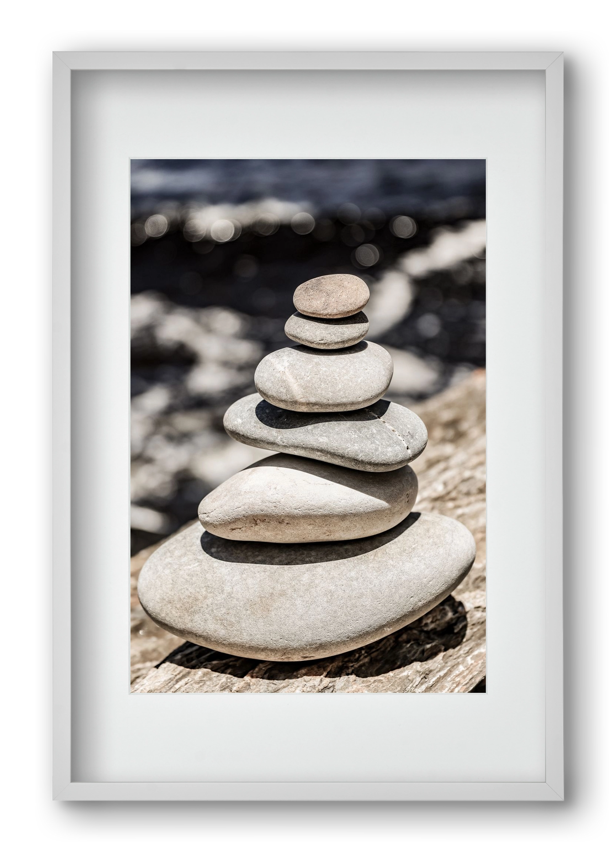 Balance, 40x60 cm (30x45 cm), Fehér keret, paszpartuval