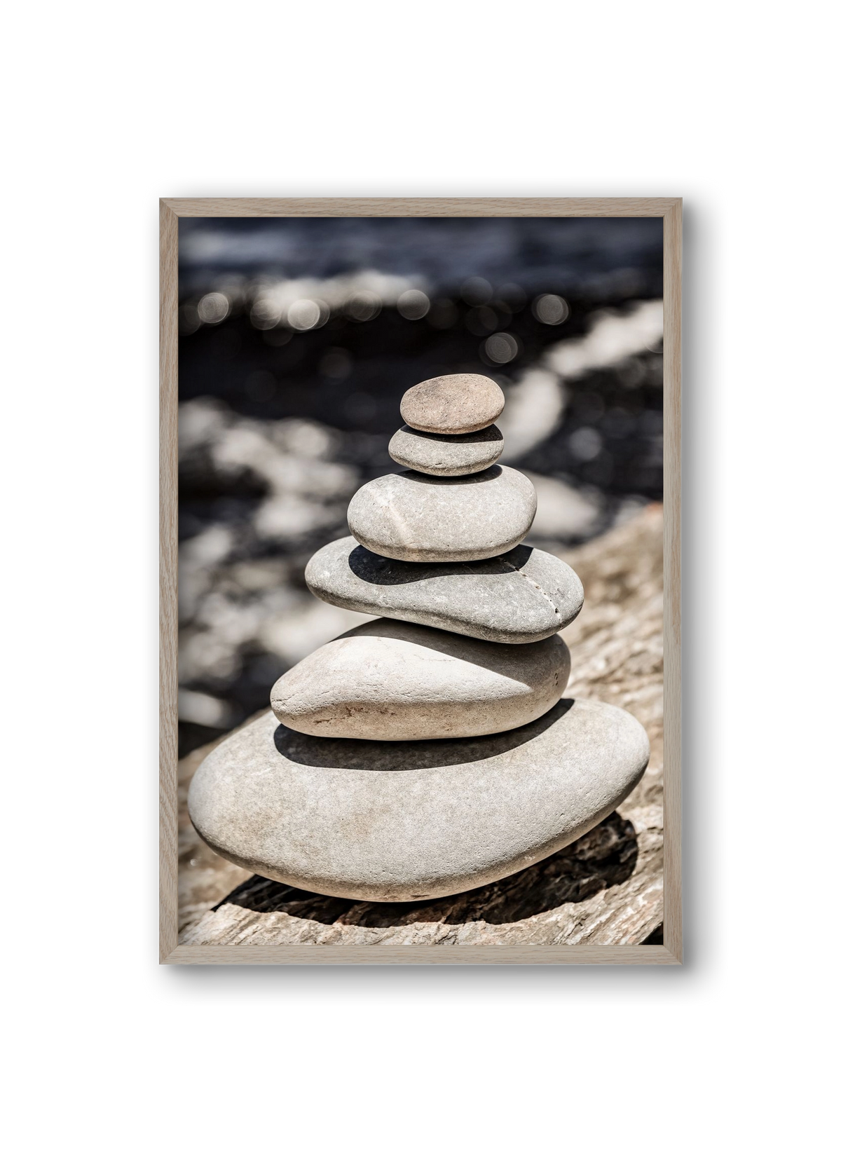 Balance, 20x30 cm (20x30 cm), Tölgy keret