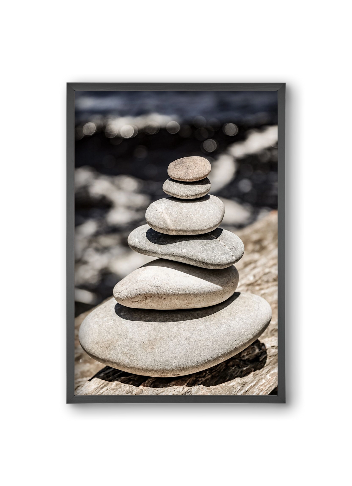 Balance, 20x30 cm (20x30 cm), Fekete keret