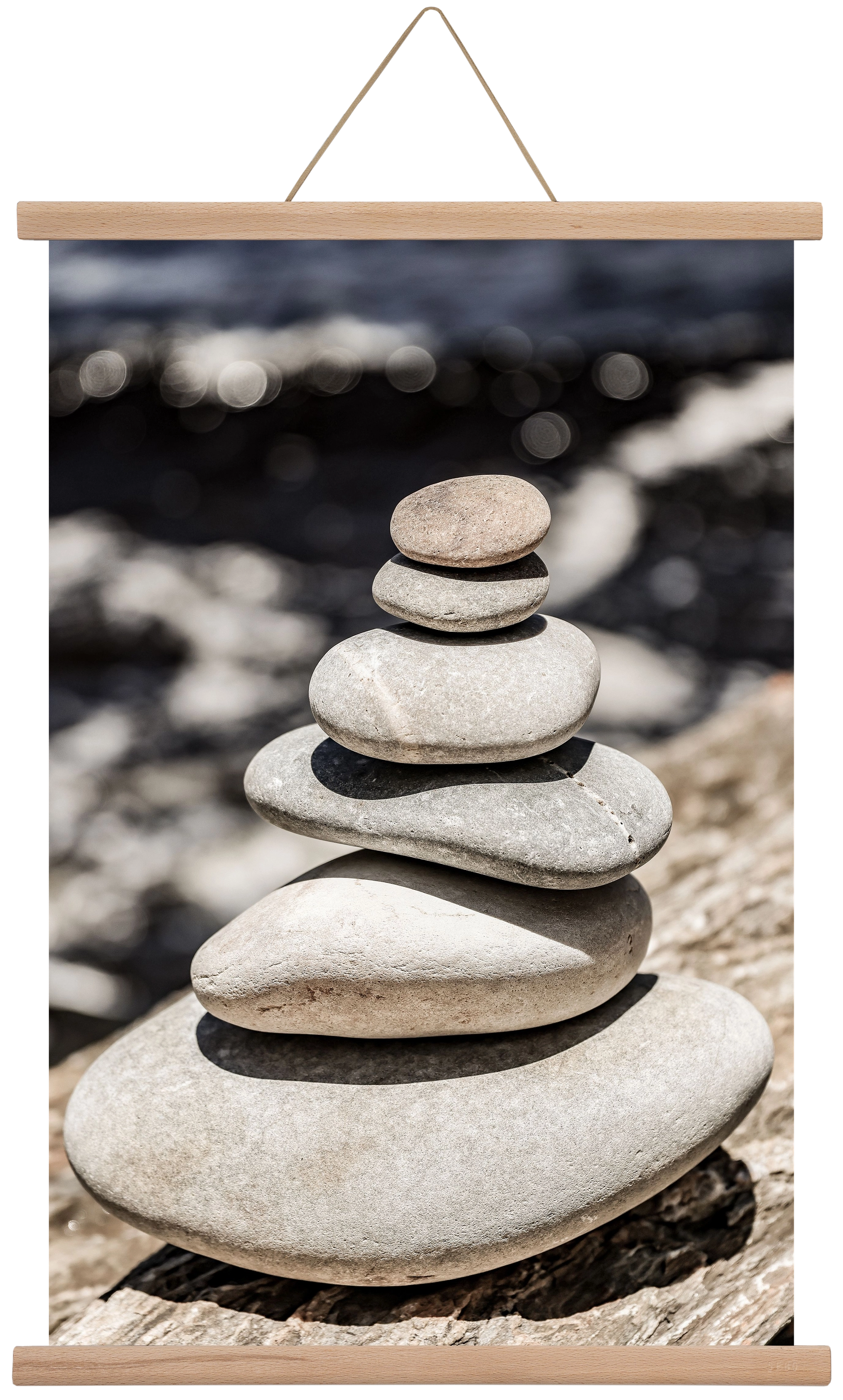 Balance, 40x60 cm (40x60 cm), Tölgy akasztó