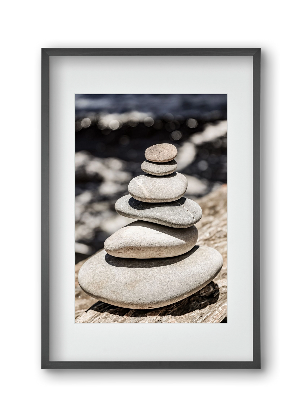 Balance, 30x45 cm (20x30 cm), Fekete keret, paszpartuval