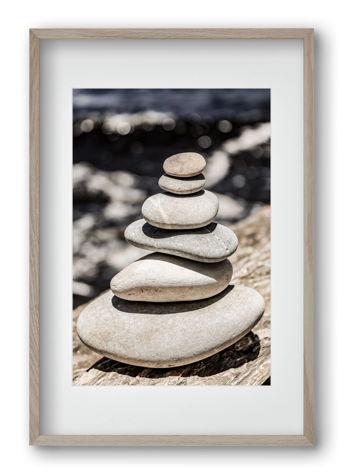 Balance, 40x60 cm (30x45 cm), Tölgy keret, paszpartuval