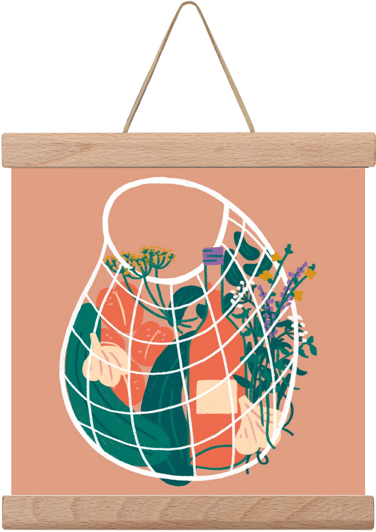 Pantry Refill, 20x20 cm (20x20 cm), Tölgy akasztó