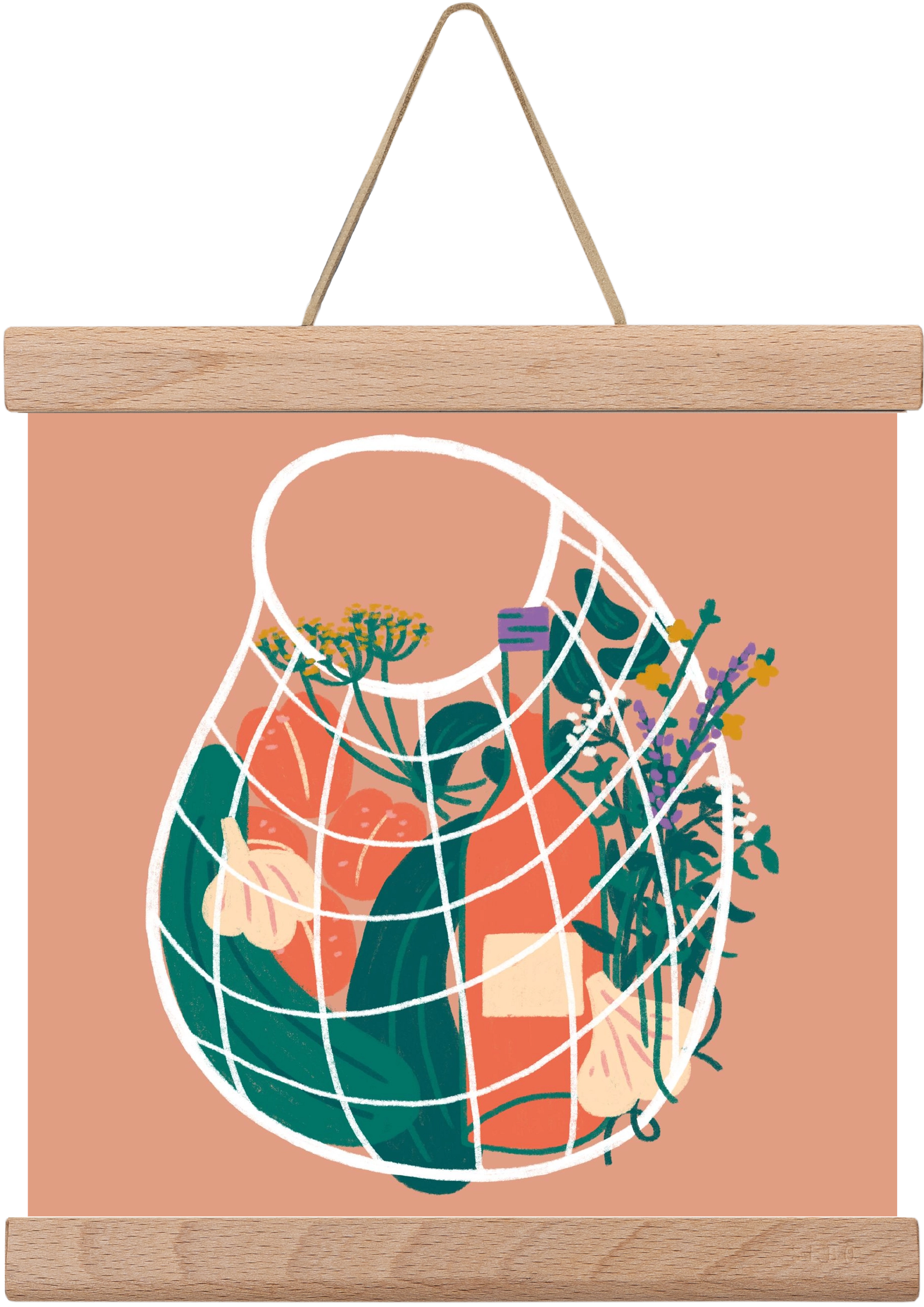 Pantry Refill, 20x20 cm (20x20 cm), Tölgy akasztó