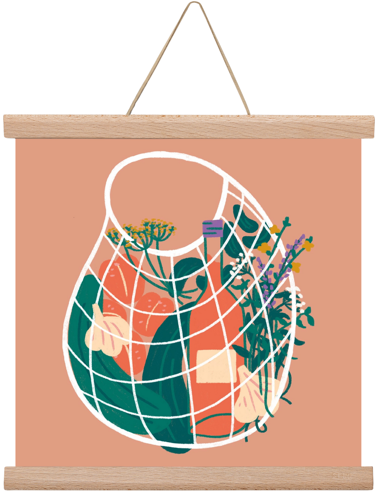 Pantry Refill, 30x30 cm (30x30 cm), Tölgy akasztó