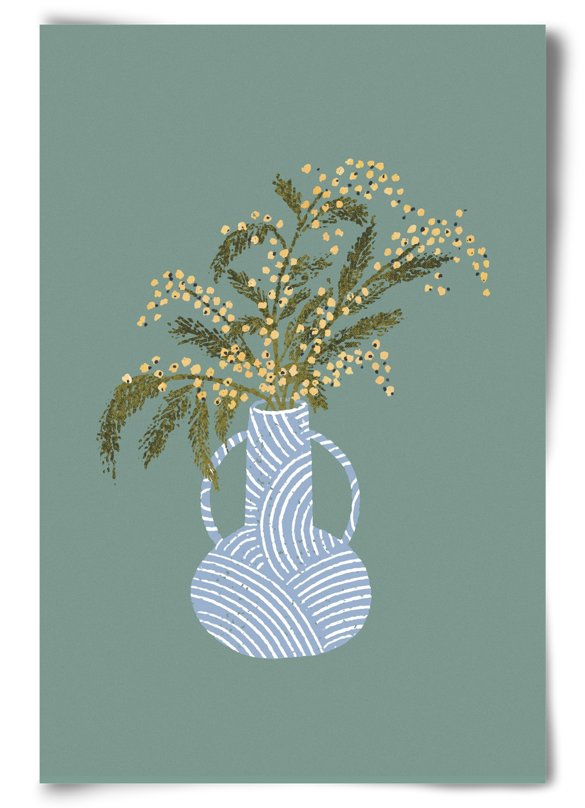 Yellow Mimosa, 60x90 cm, Keret nélkül