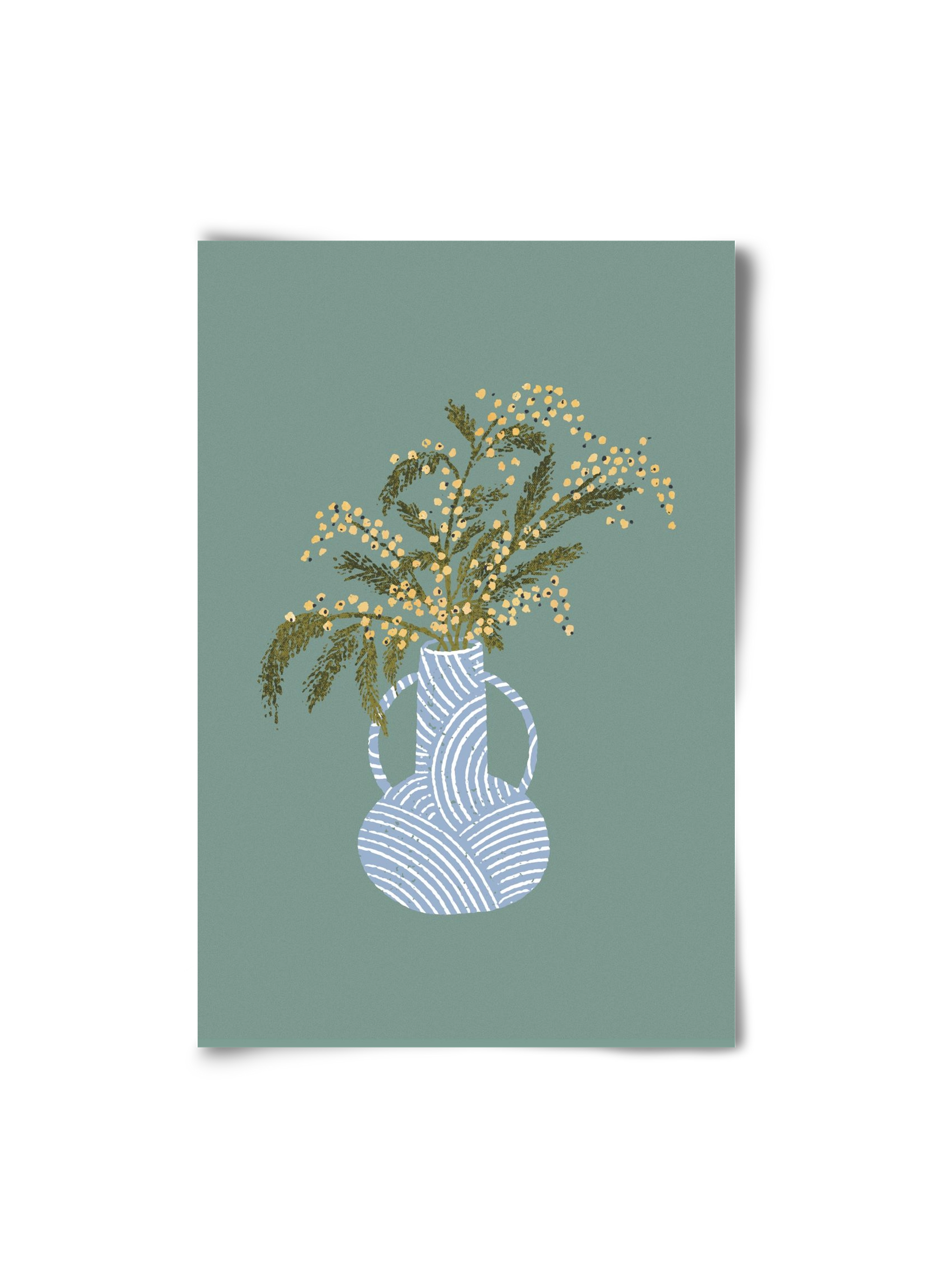 Yellow Mimosa, 20x30 cm, Keret nélkül