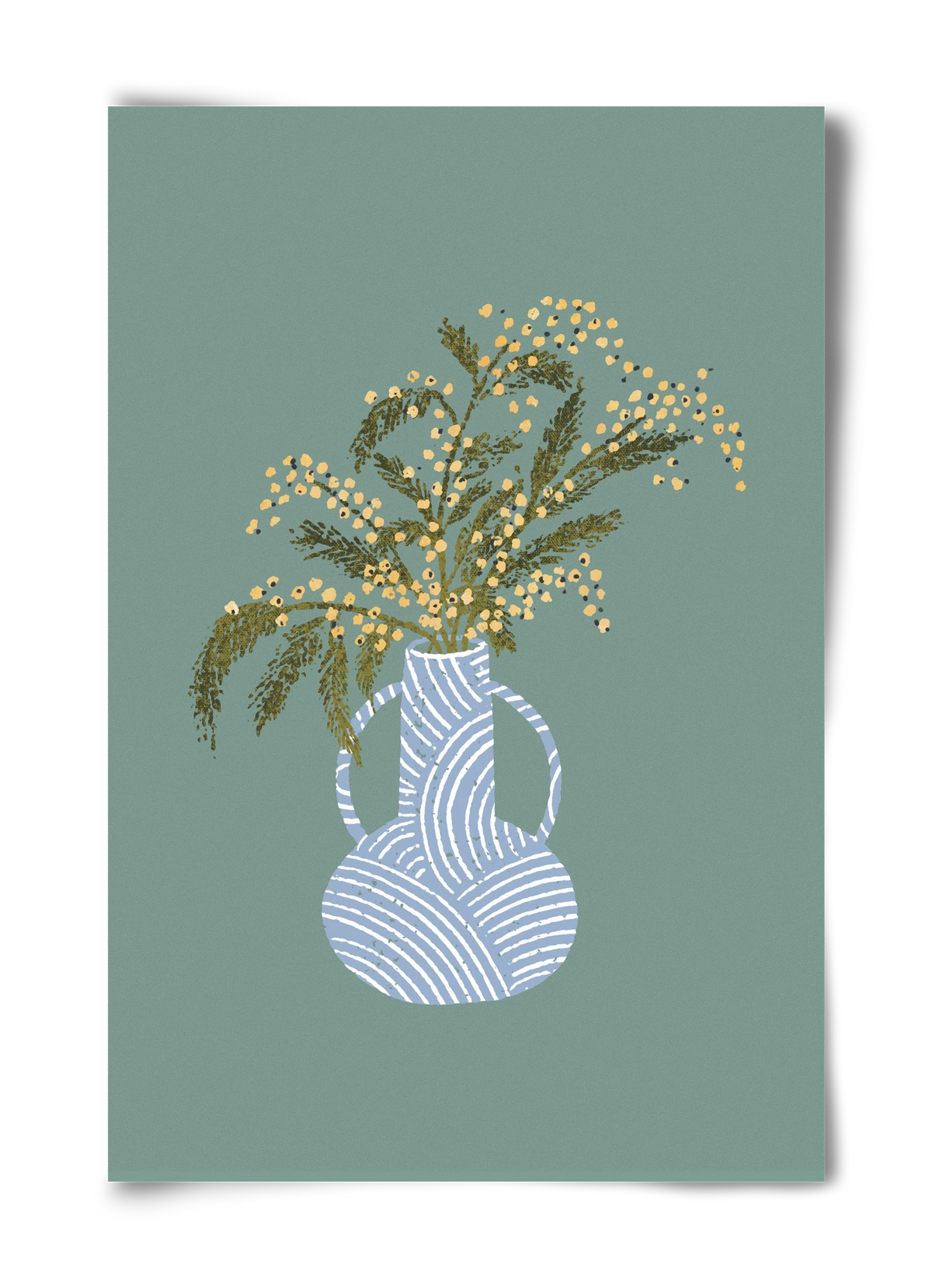 Yellow Mimosa, 40x60 cm, Keret nélkül