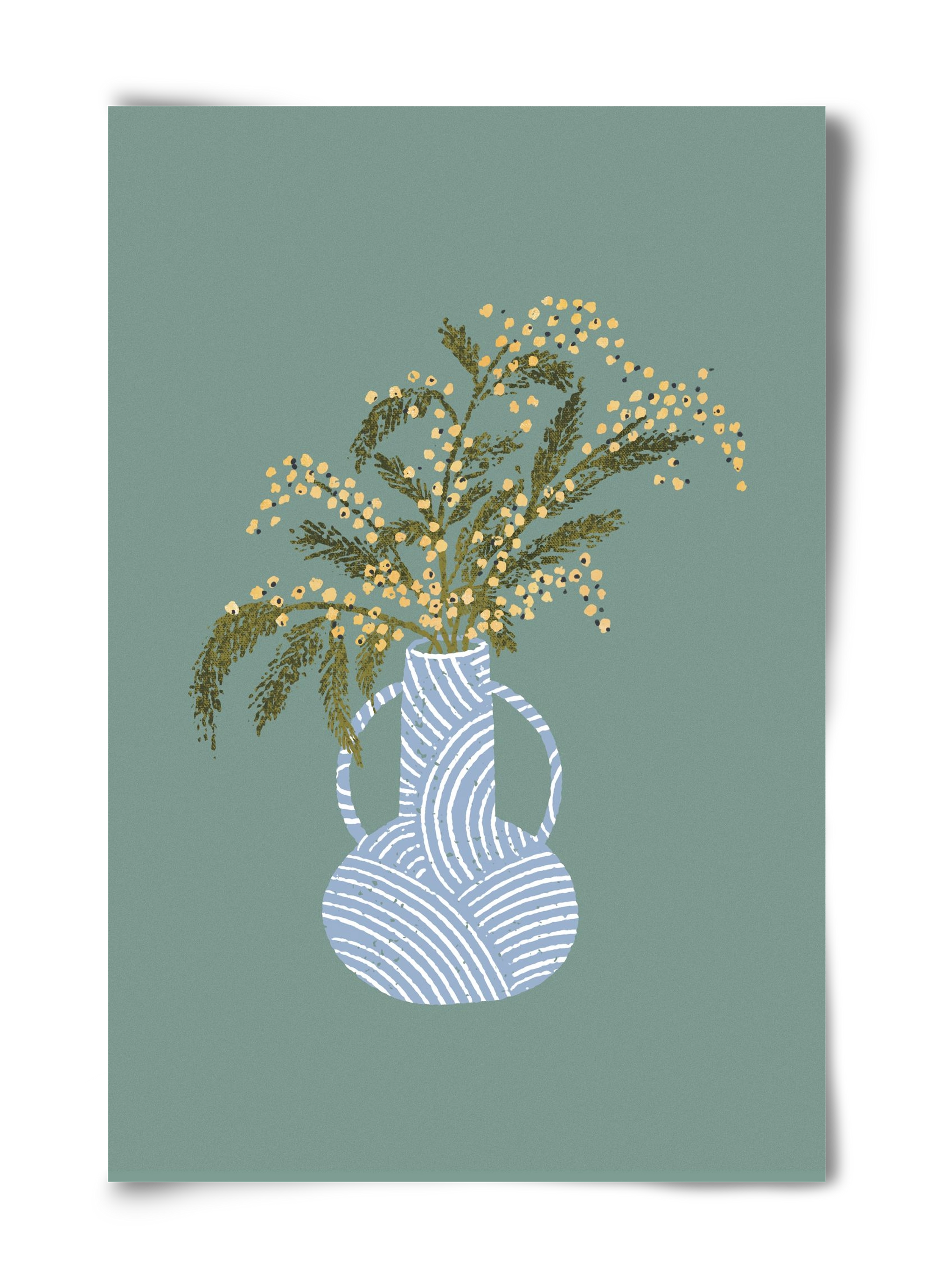 Yellow Mimosa, 40x60 cm, Keret nélkül