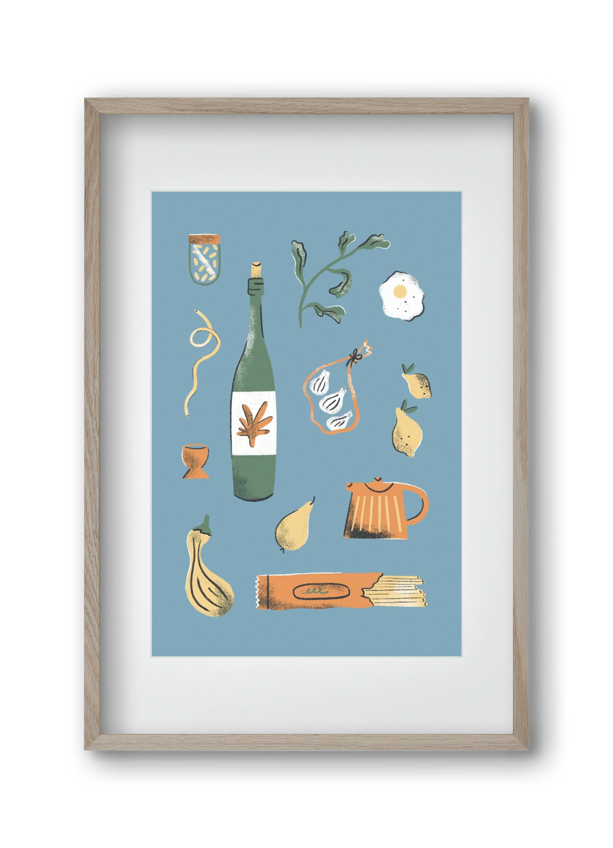 Kitchen Chaos, 30x45 cm (20x30 cm), Tölgy keret, paszpartuval