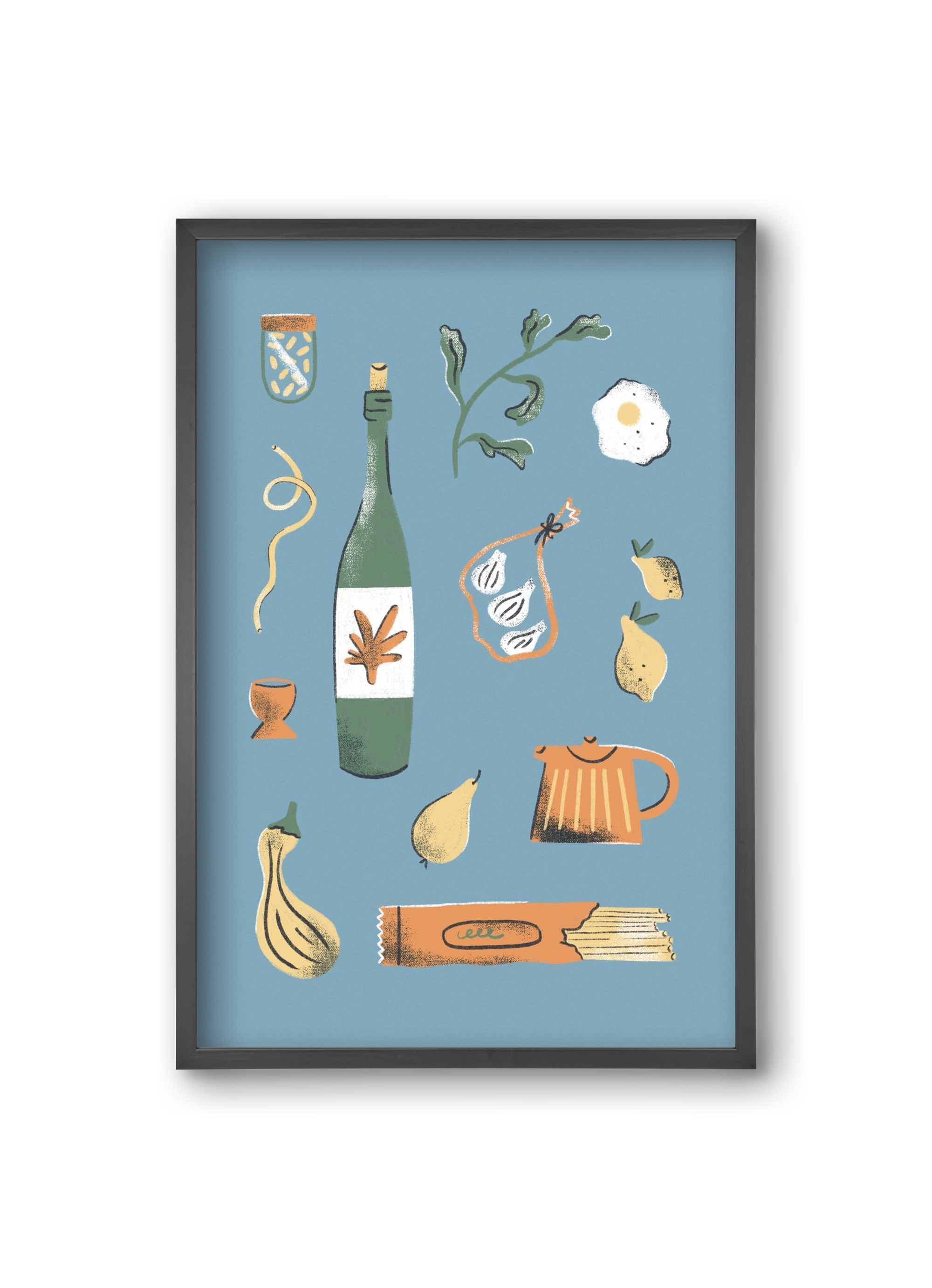 Kitchen Chaos, 20x30 cm (20x30 cm), Fekete keret