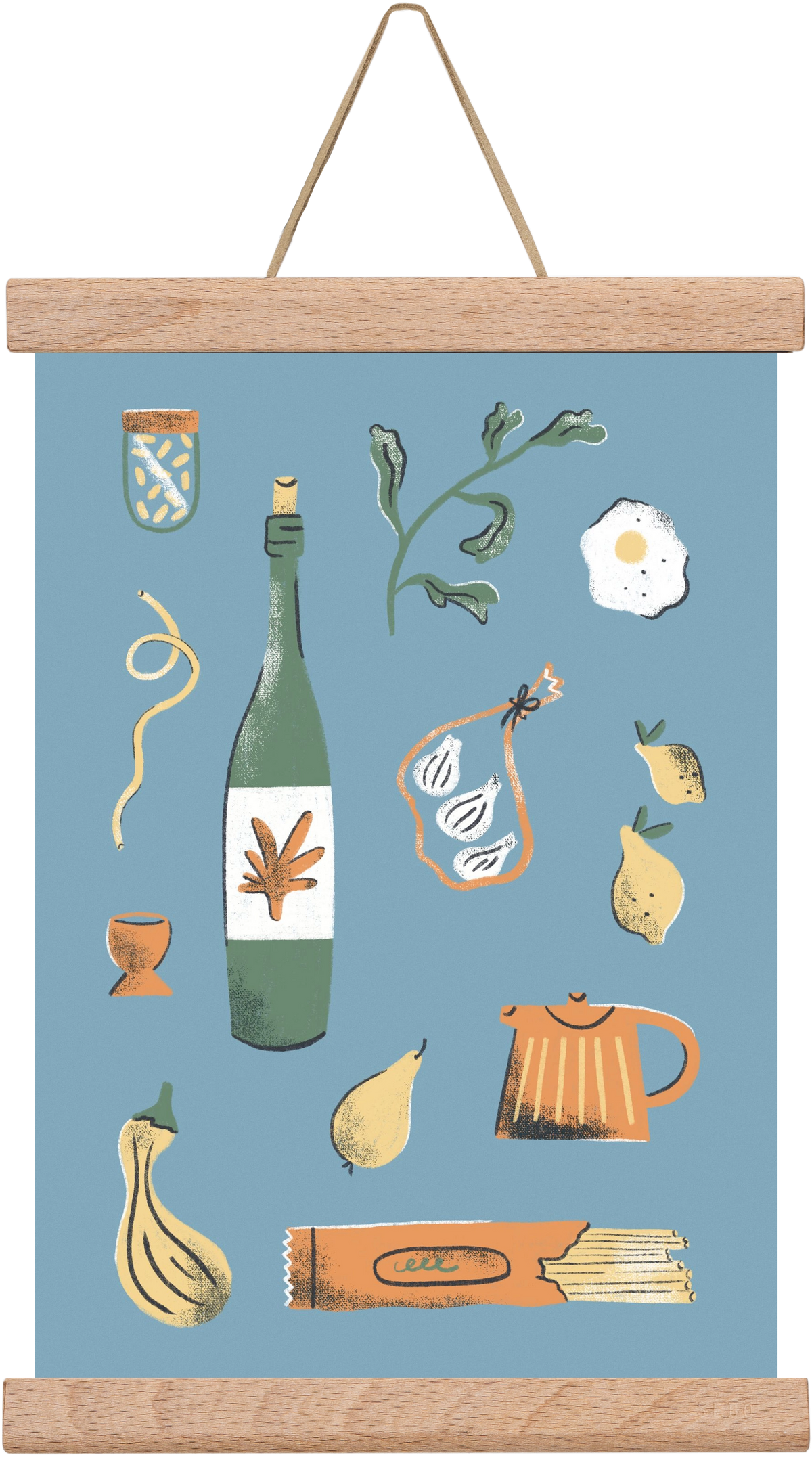 Kitchen Chaos, 20x30 cm (20x30 cm), Tölgy akasztó