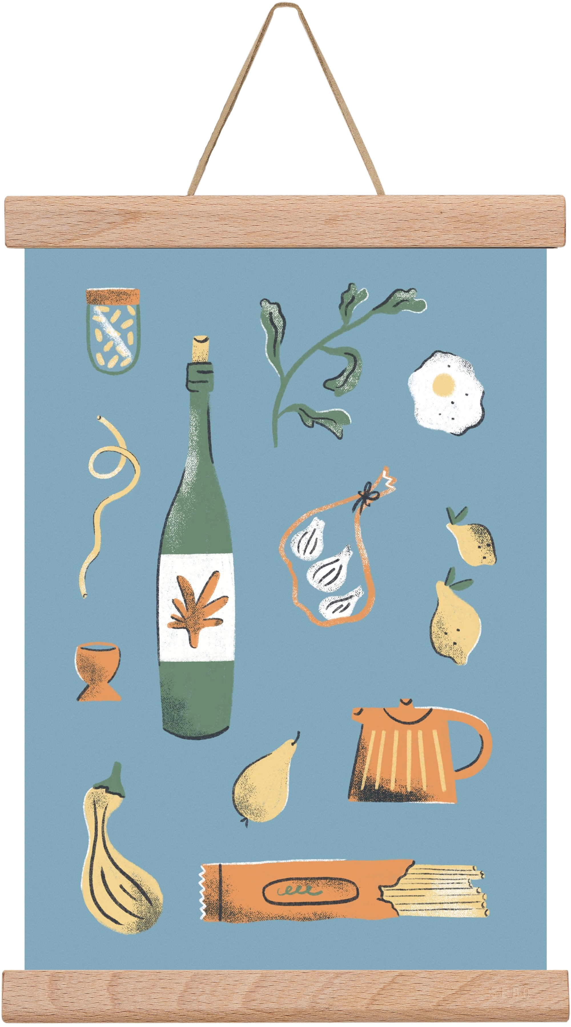 Kitchen Chaos, 20x30 cm (20x30 cm), Tölgy akasztó