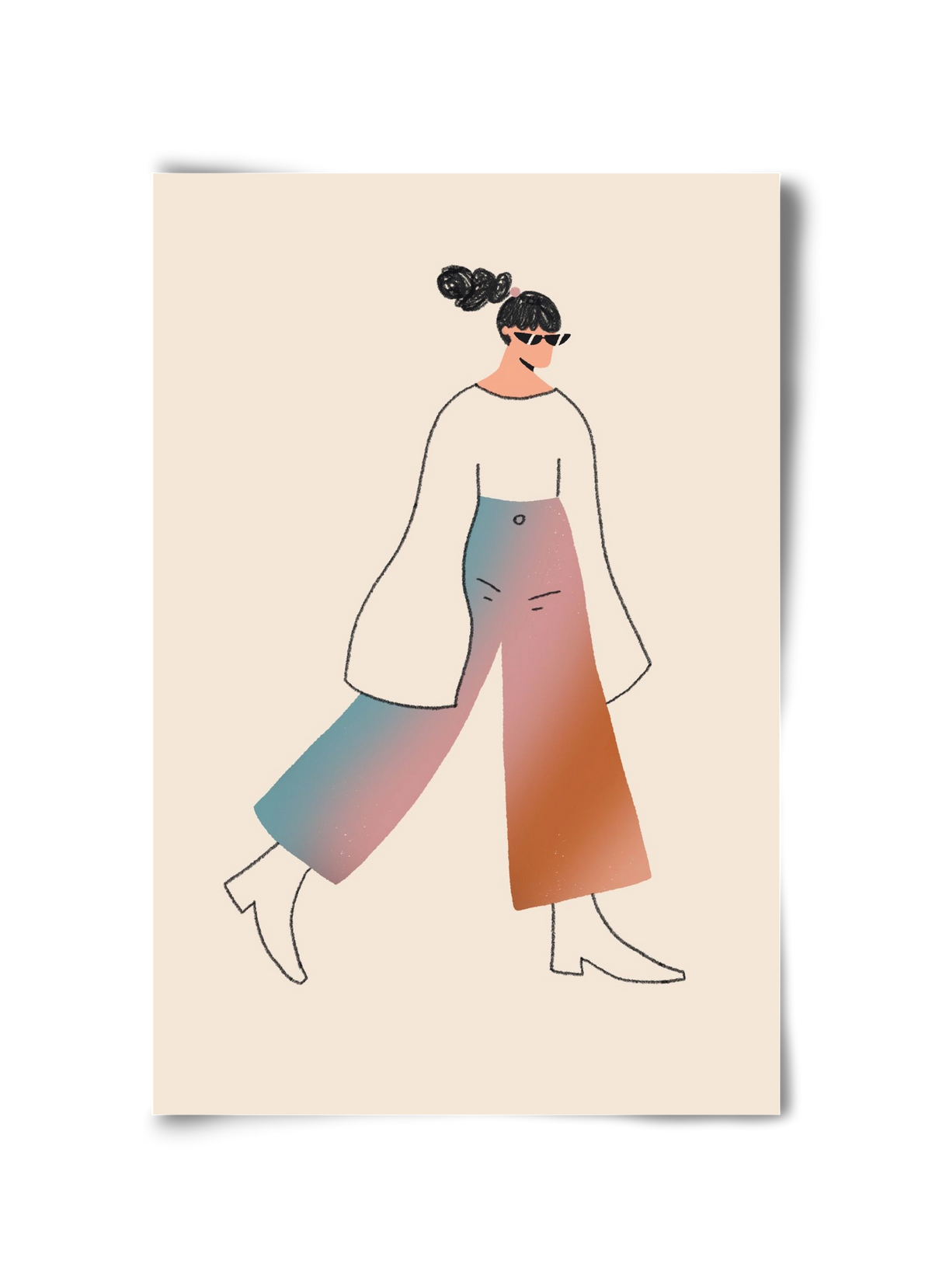 Be Bold, 30x45 cm, Keret nélkül