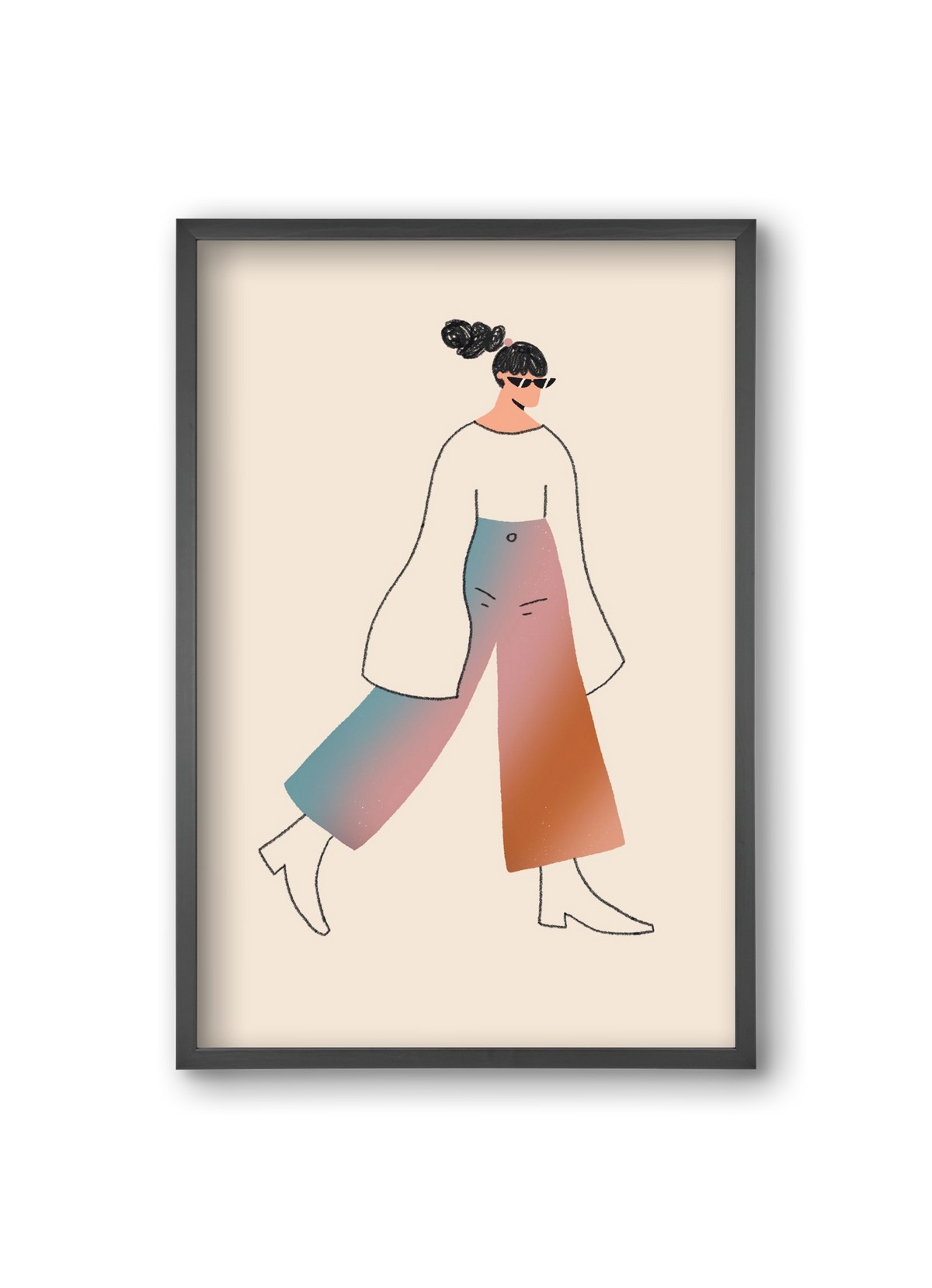 Be Bold, 20x30 cm (20x30 cm), Fekete keret