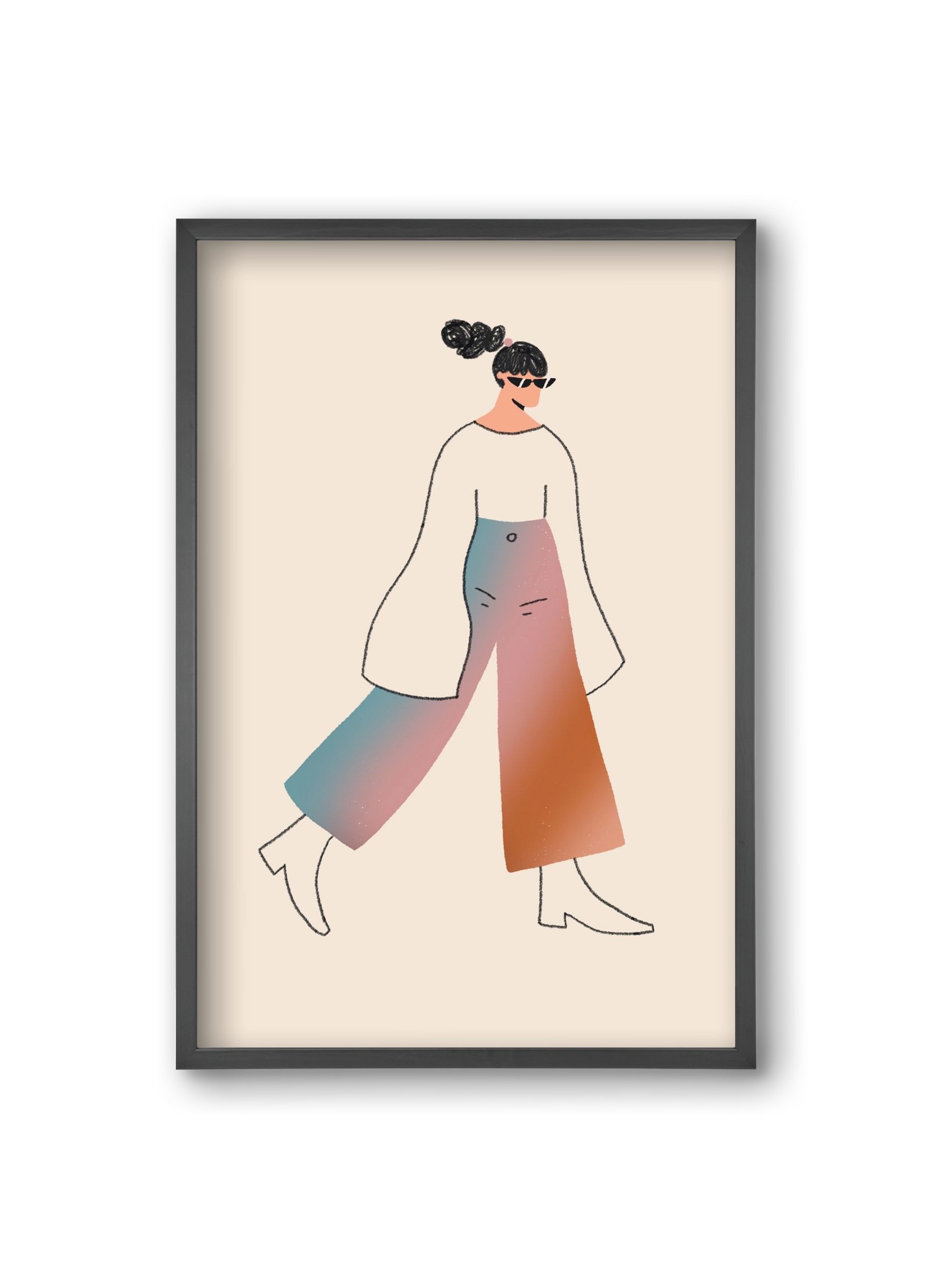 Be Bold, 20x30 cm (20x30 cm), Fekete keret