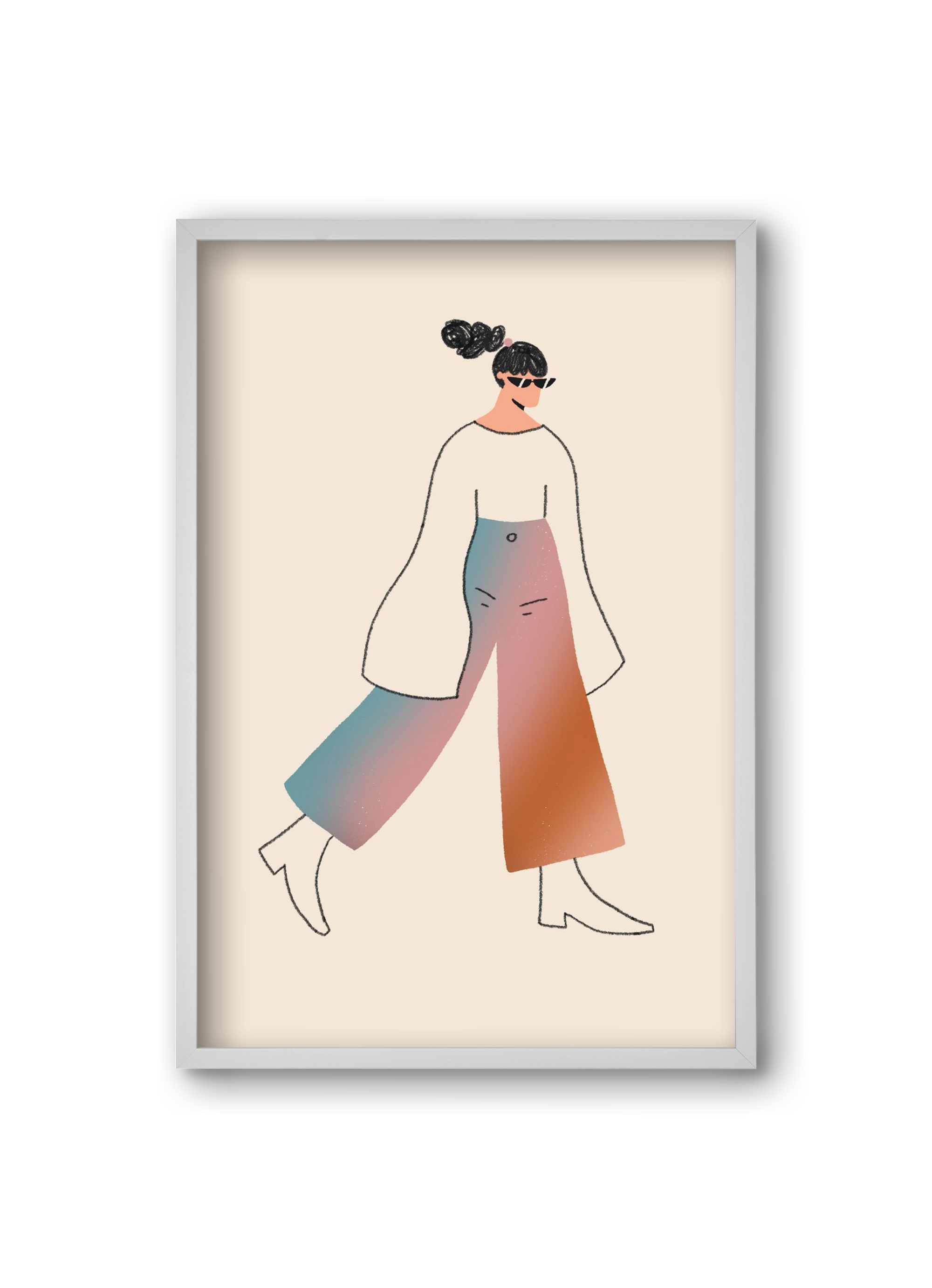 Be Bold, 20x30 cm (20x30 cm), Fehér keret