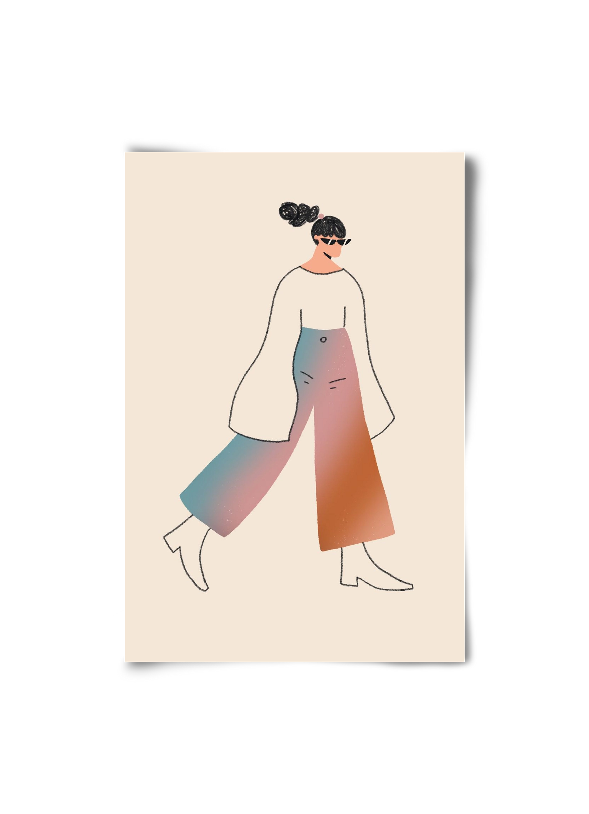 Be Bold, 20x30 cm, Keret nélkül