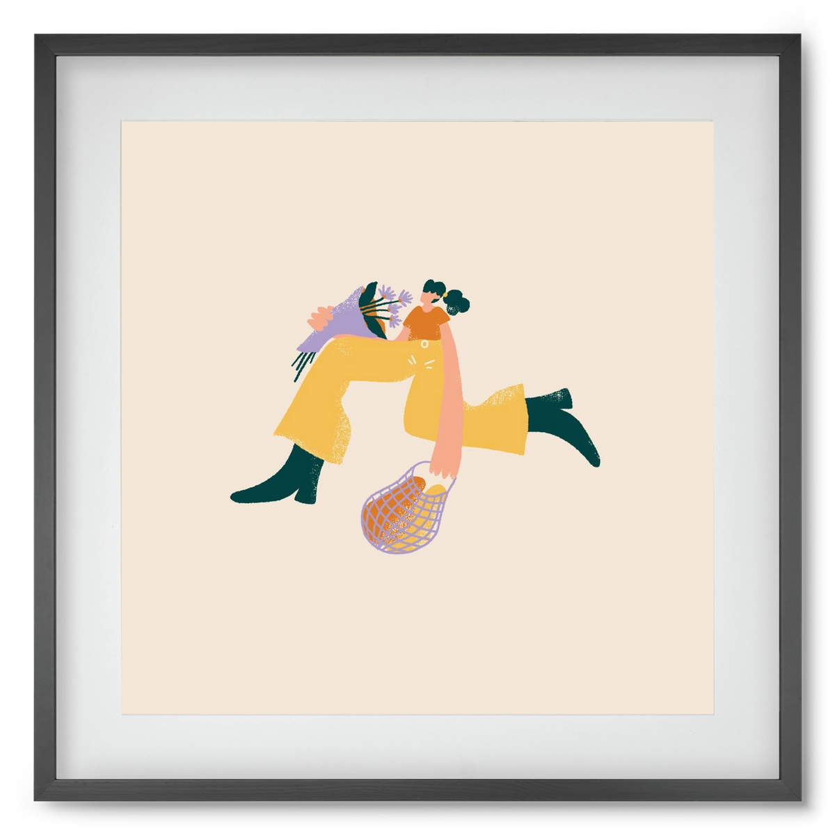 To Do List, 50x50 cm (40x40 cm), Fekete keret, paszpartuval