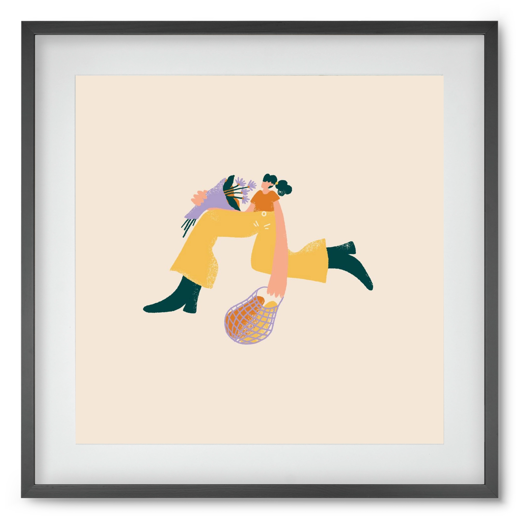 To Do List, 50x50 cm (40x40 cm), Fekete keret, paszpartuval