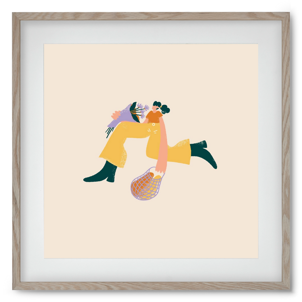 To Do List, 50x50 cm (40x40 cm), Tölgy keret, paszpartuval