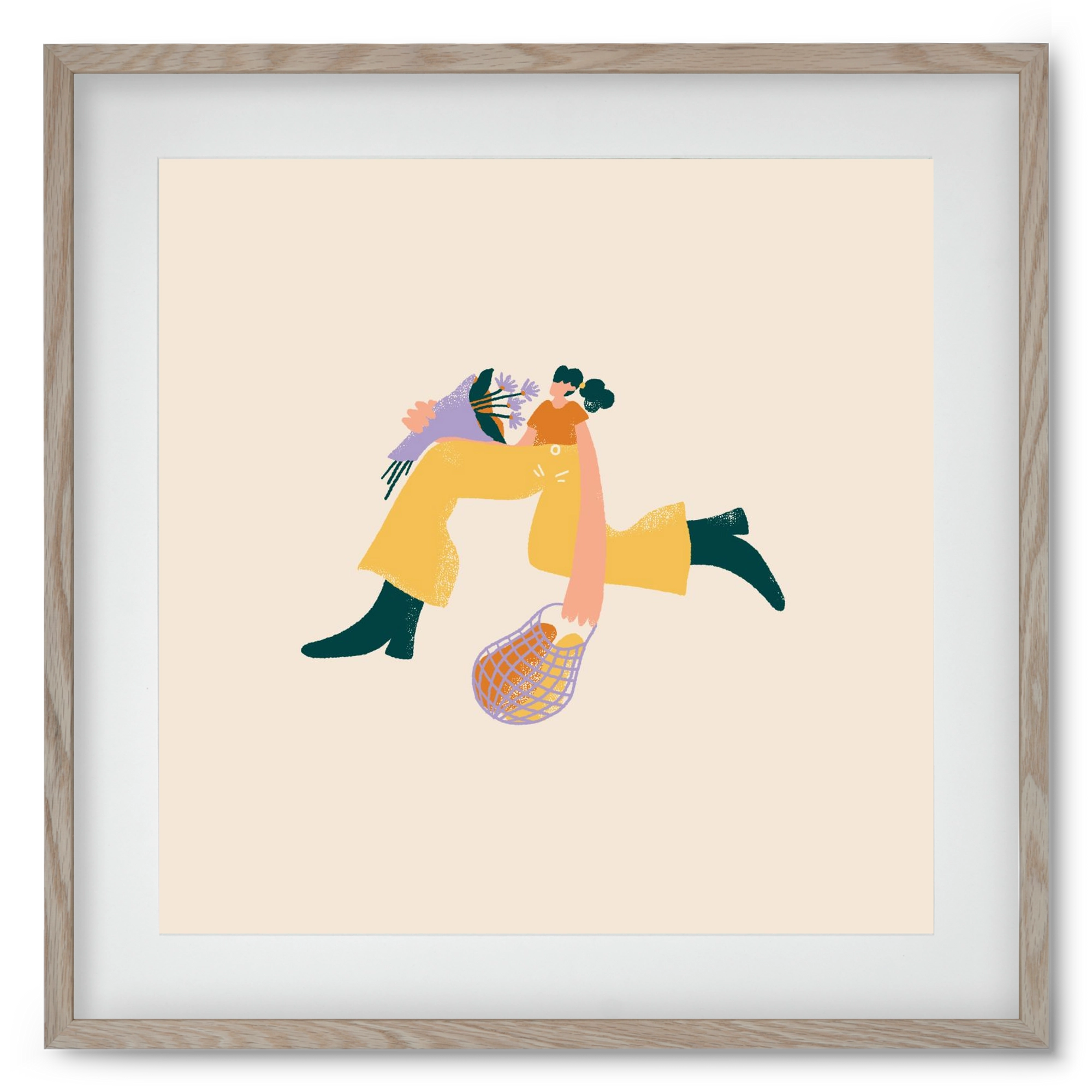 To Do List, 50x50 cm (40x40 cm), Tölgy keret, paszpartuval