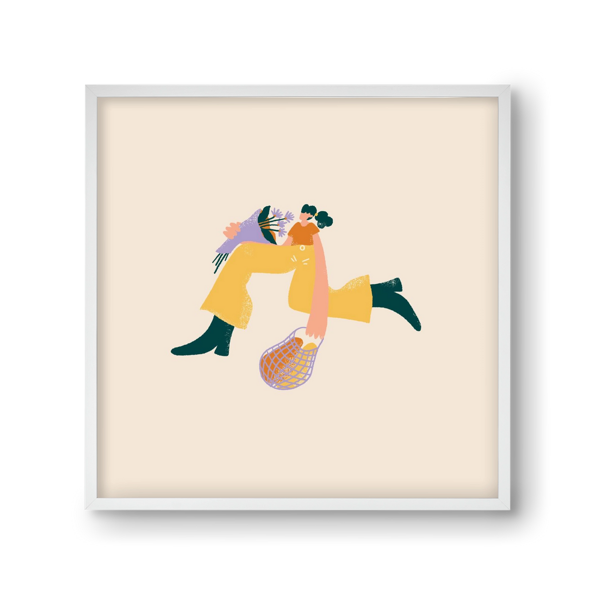 To Do List, 30x30 cm (30x30 cm), Fehér keret