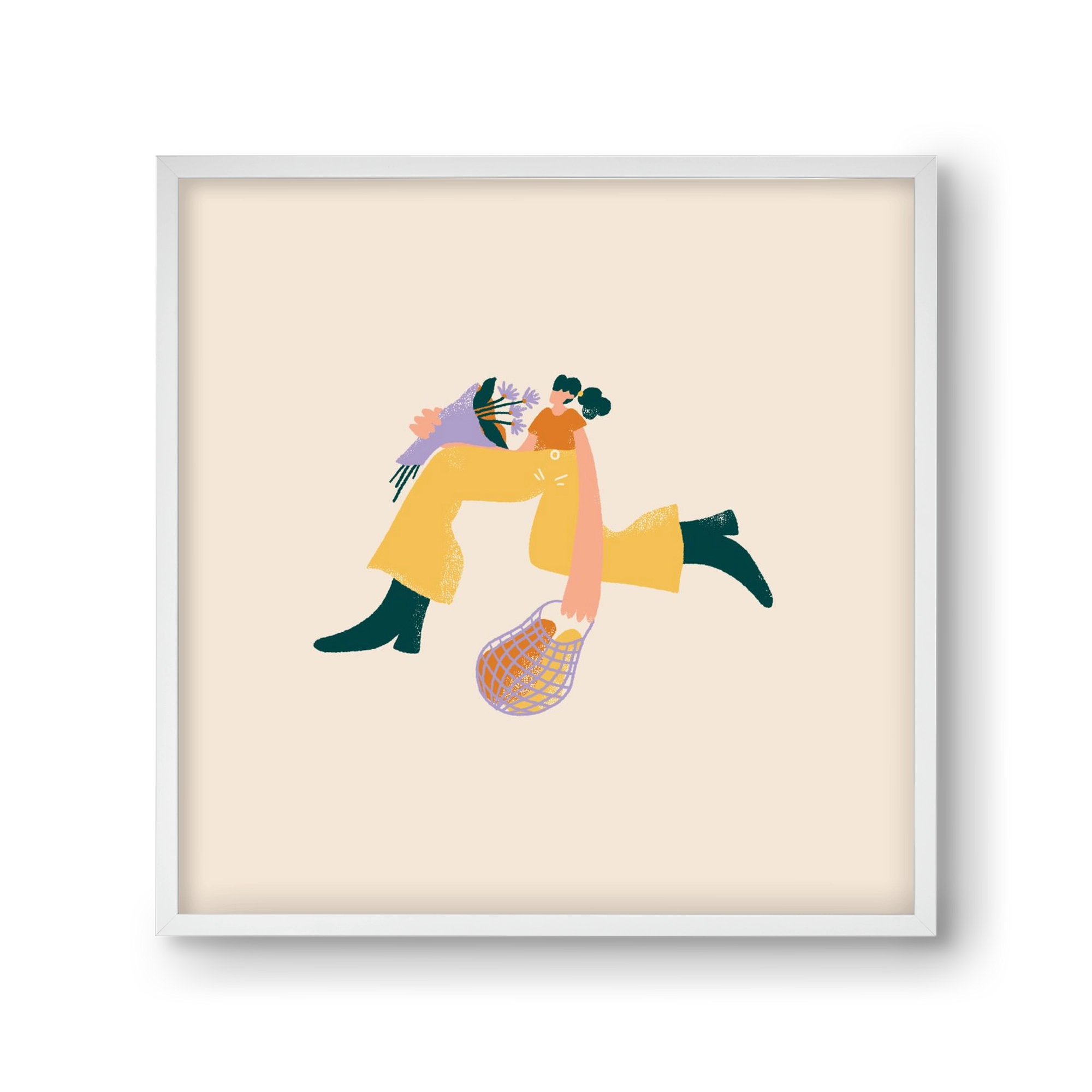 To Do List, 30x30 cm (30x30 cm), Fehér keret