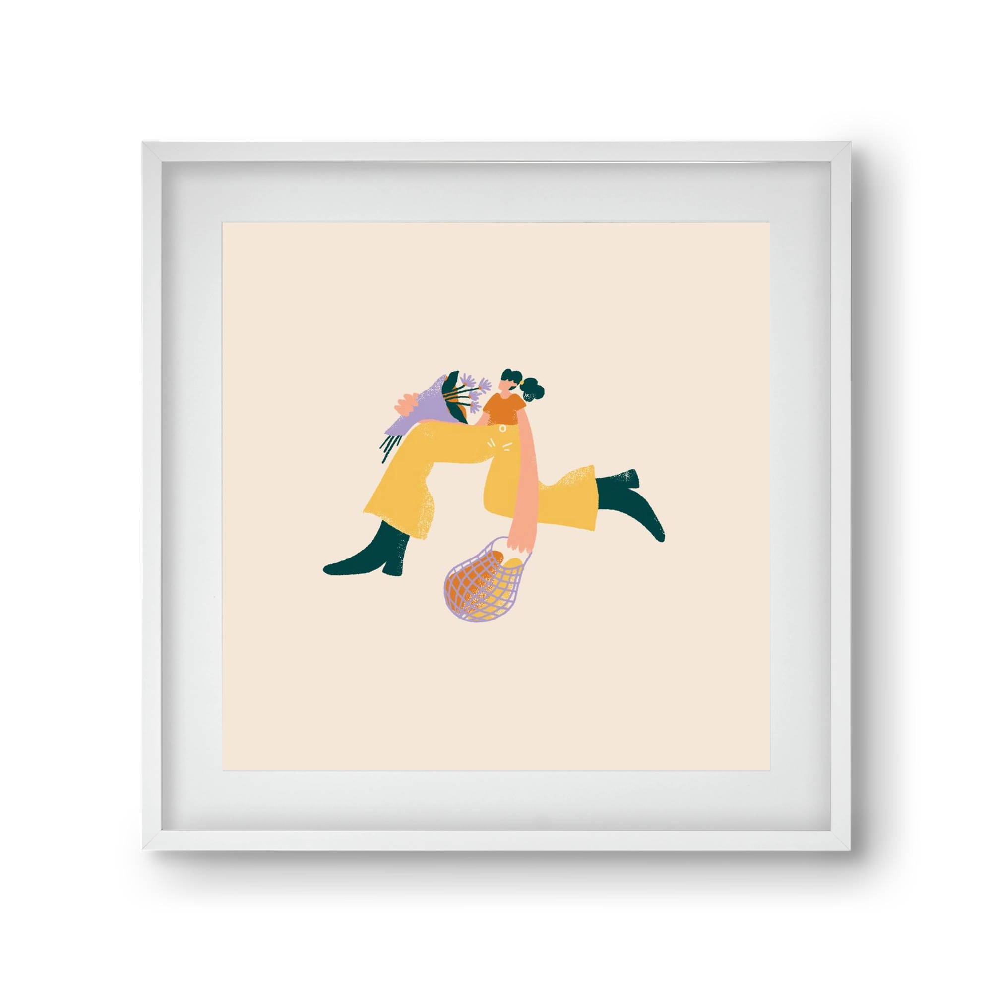 To Do List, 30x30 cm (20x20 cm), Fehér keret, paszpartuval