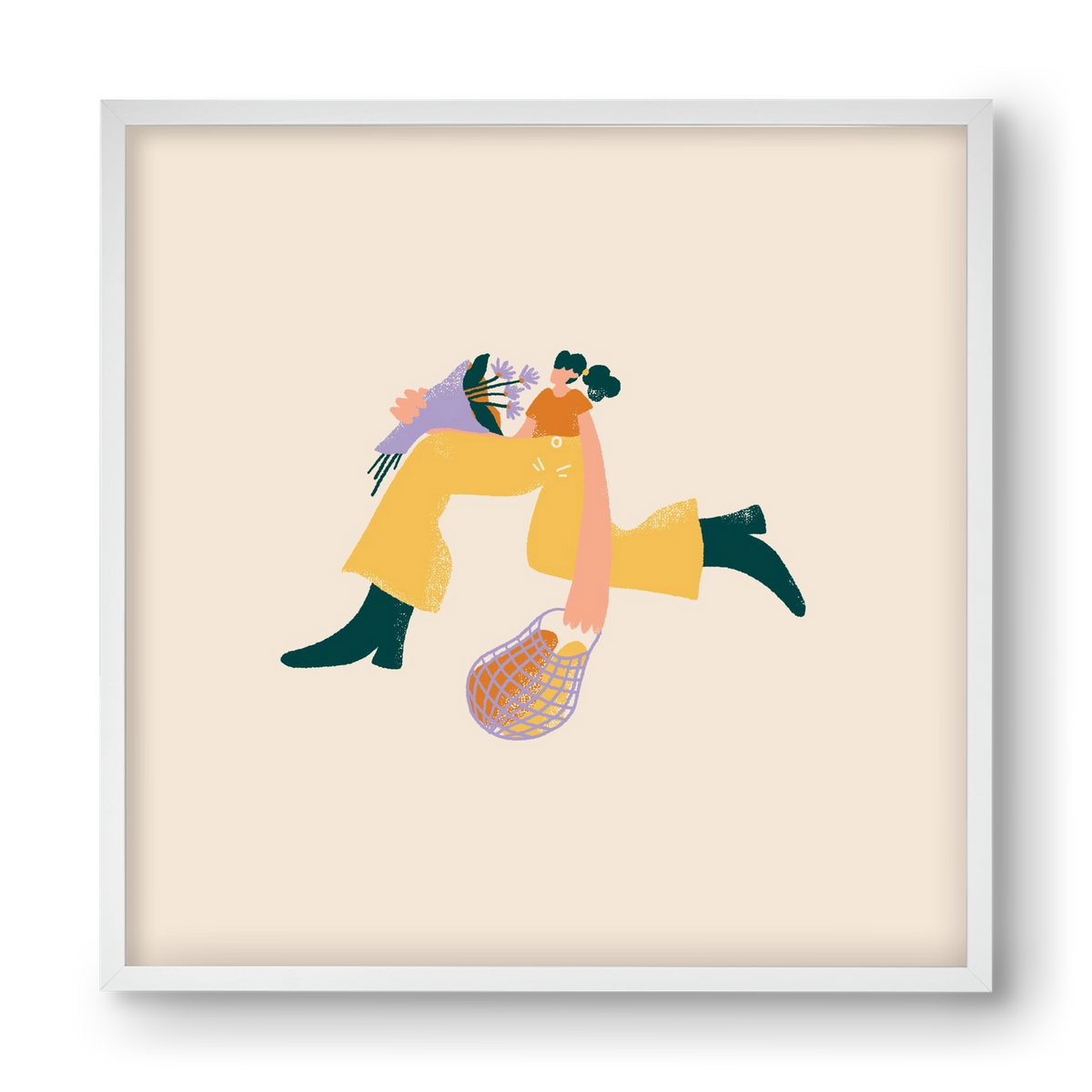 To Do List, 40x40 cm (40x40 cm), Fehér keret