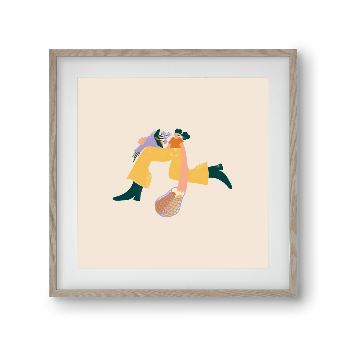 To Do List, 30x30 cm (20x20 cm), Tölgy keret, paszpartuval