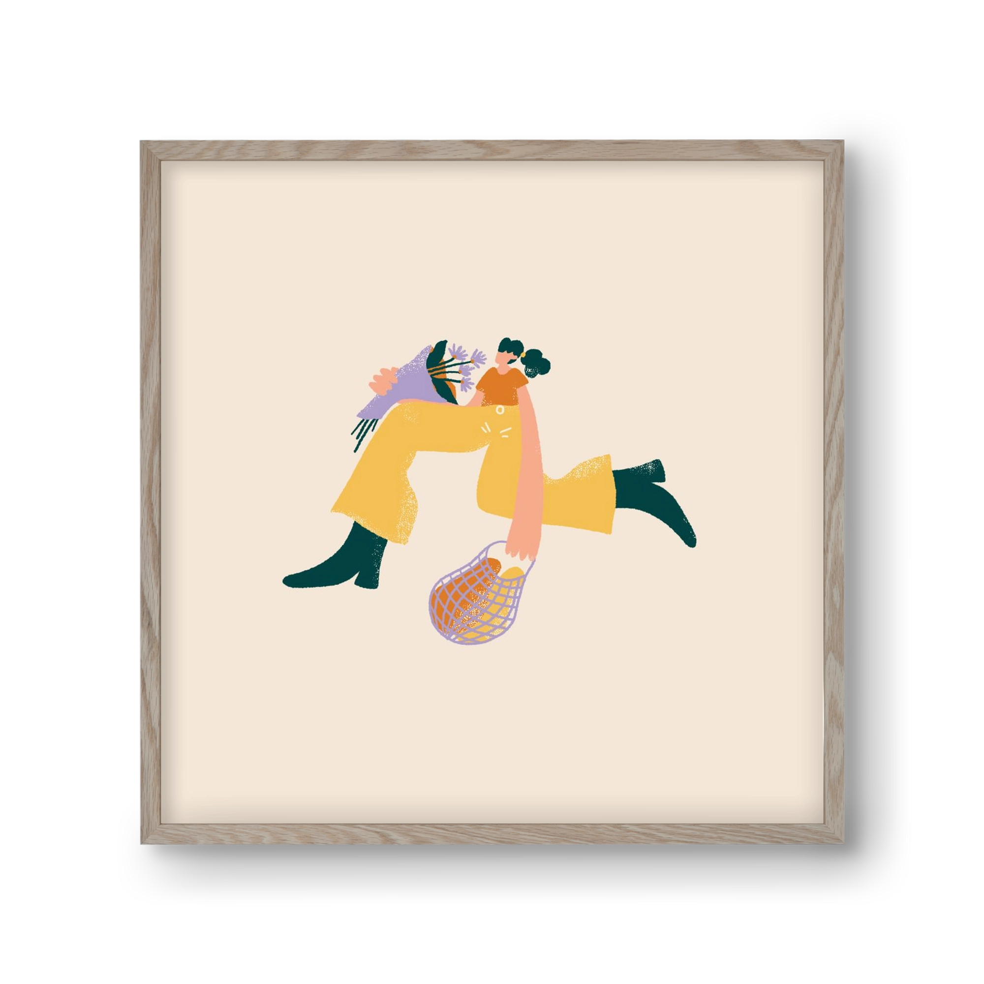 To Do List, 30x30 cm (30x30 cm), Tölgy keret