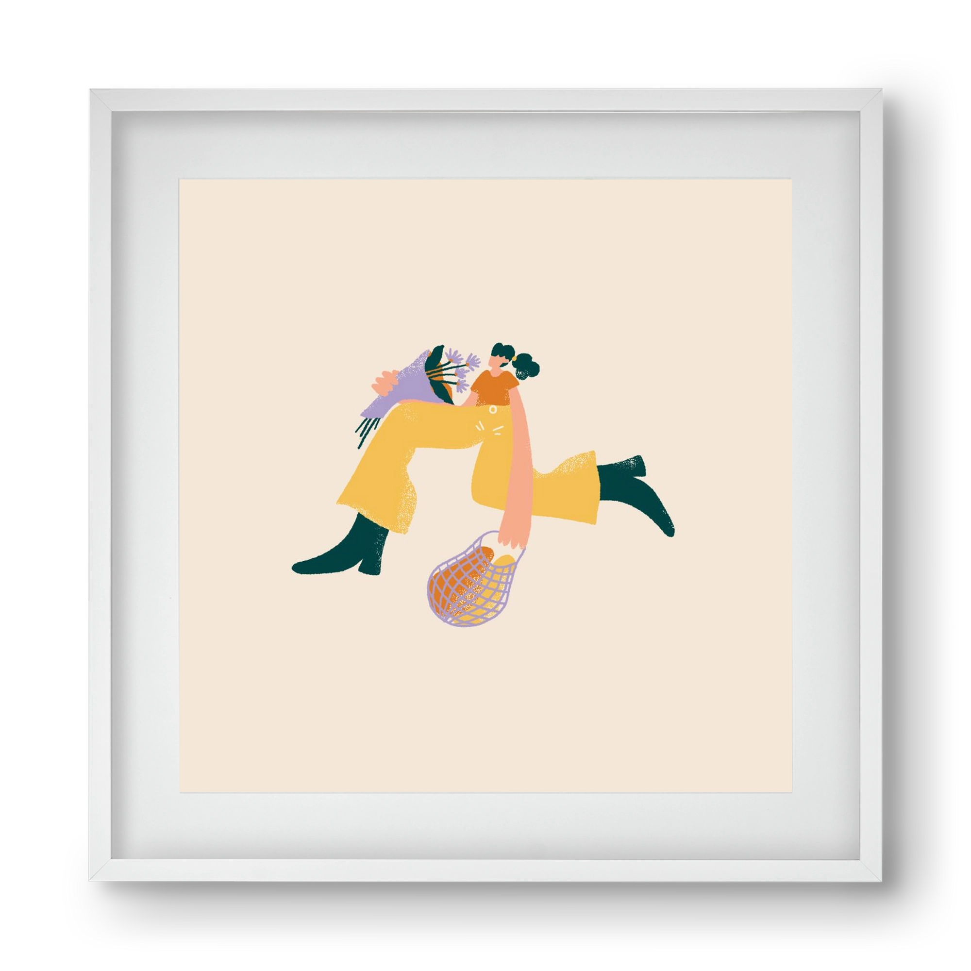 To Do List, 40x40 cm (30x30 cm), Fehér keret, paszpartuval