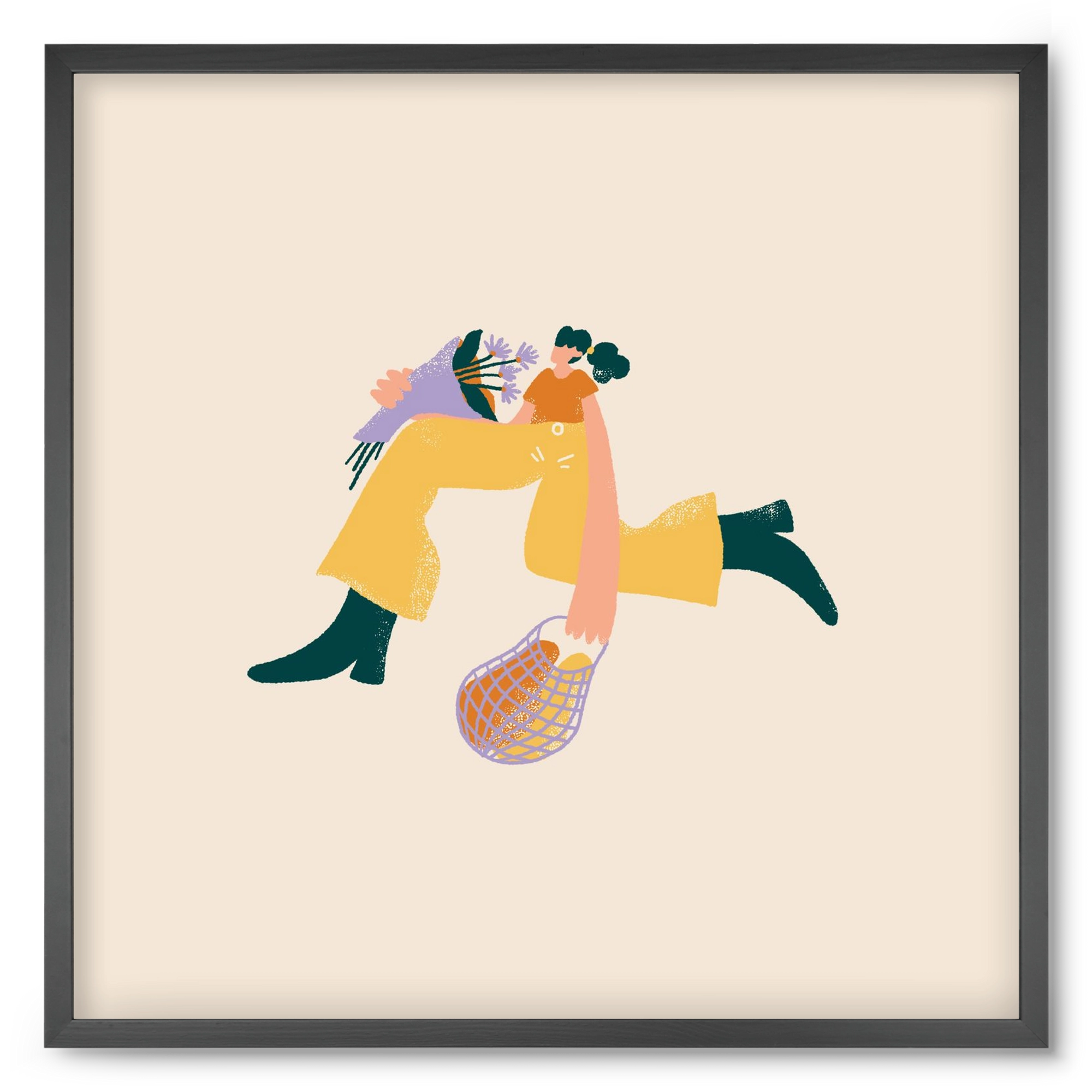 To Do List, 50x50 cm (50x50 cm), Fekete keret