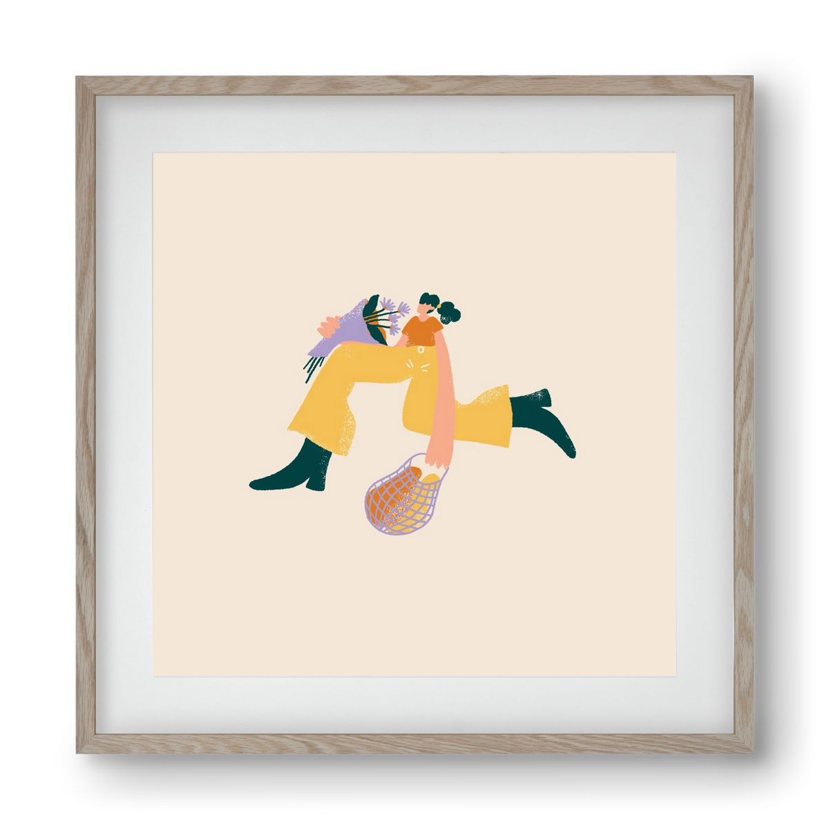 To Do List, 40x40 cm (30x30 cm), Tölgy keret, paszpartuval