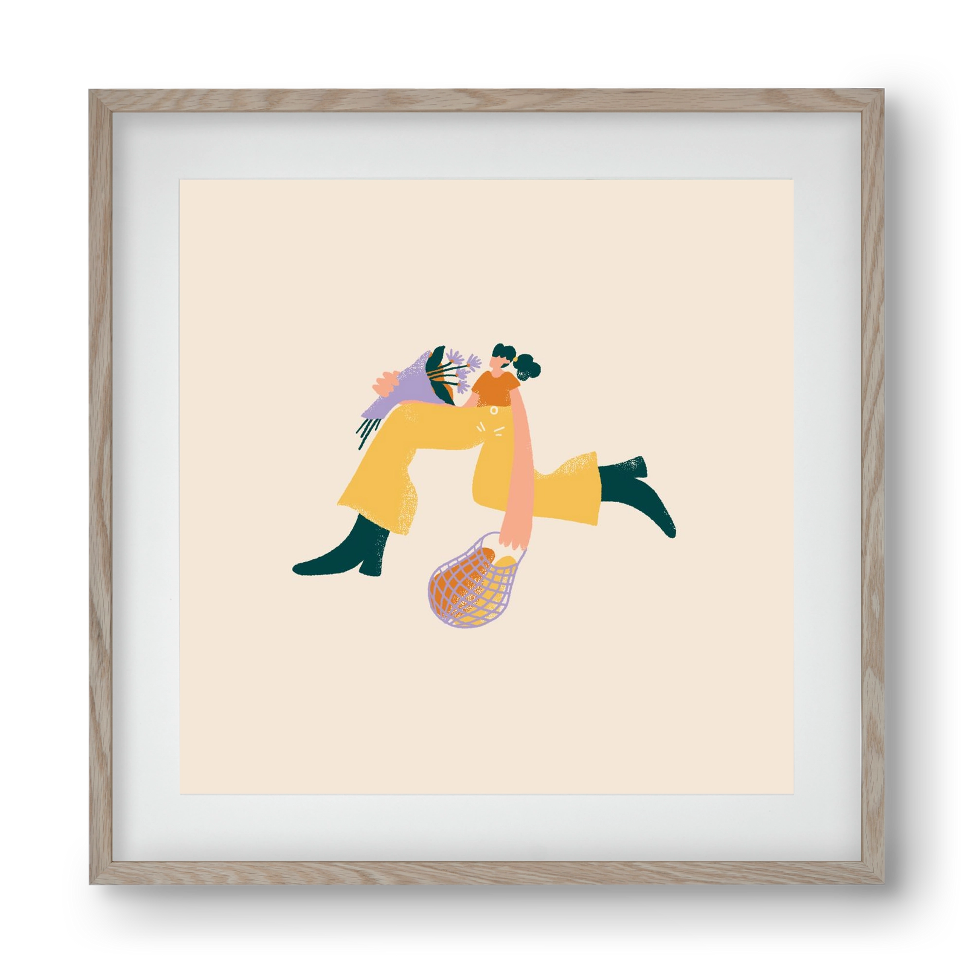 To Do List, 40x40 cm (30x30 cm), Tölgy keret, paszpartuval