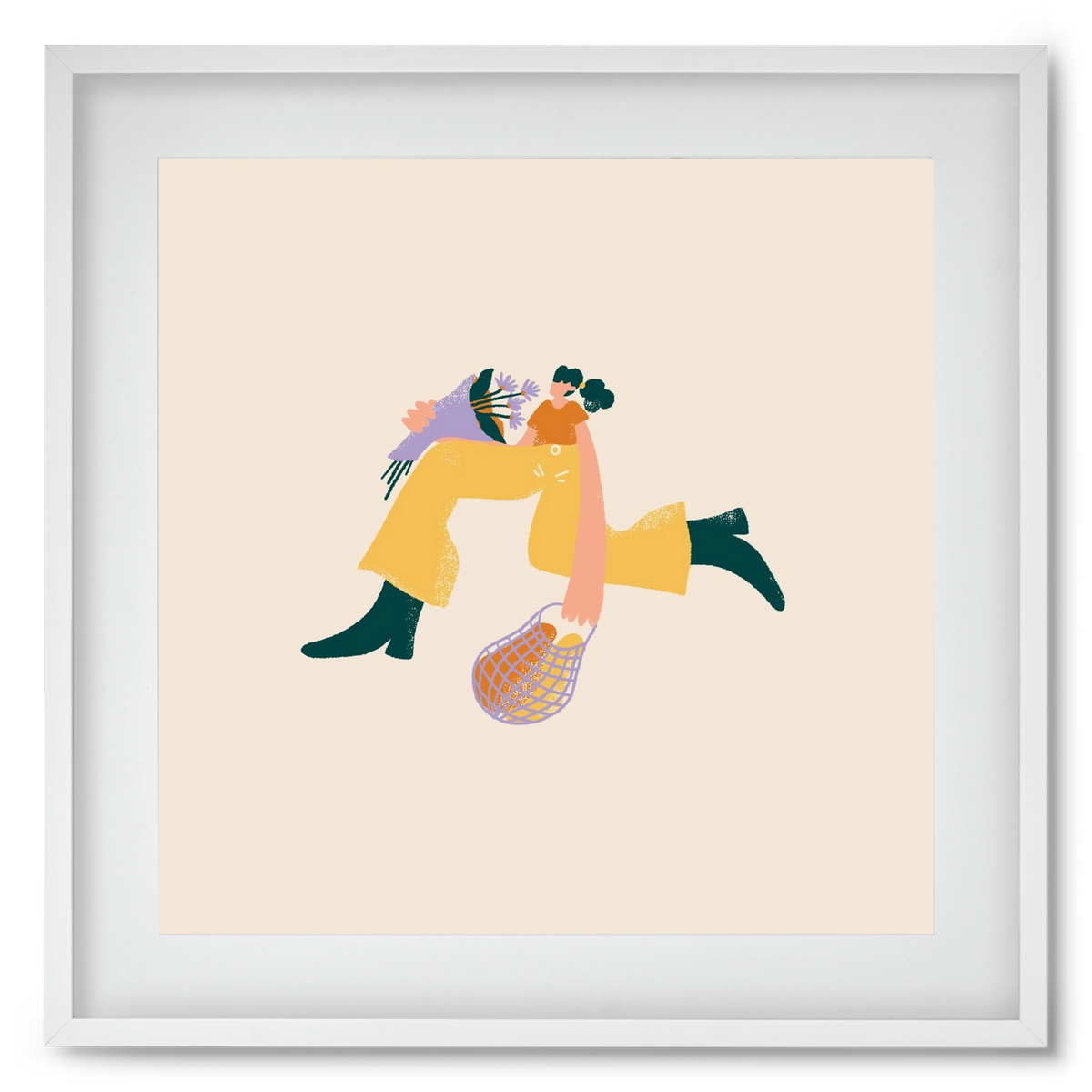 To Do List, 50x50 cm (40x40 cm), Fehér keret, paszpartuval