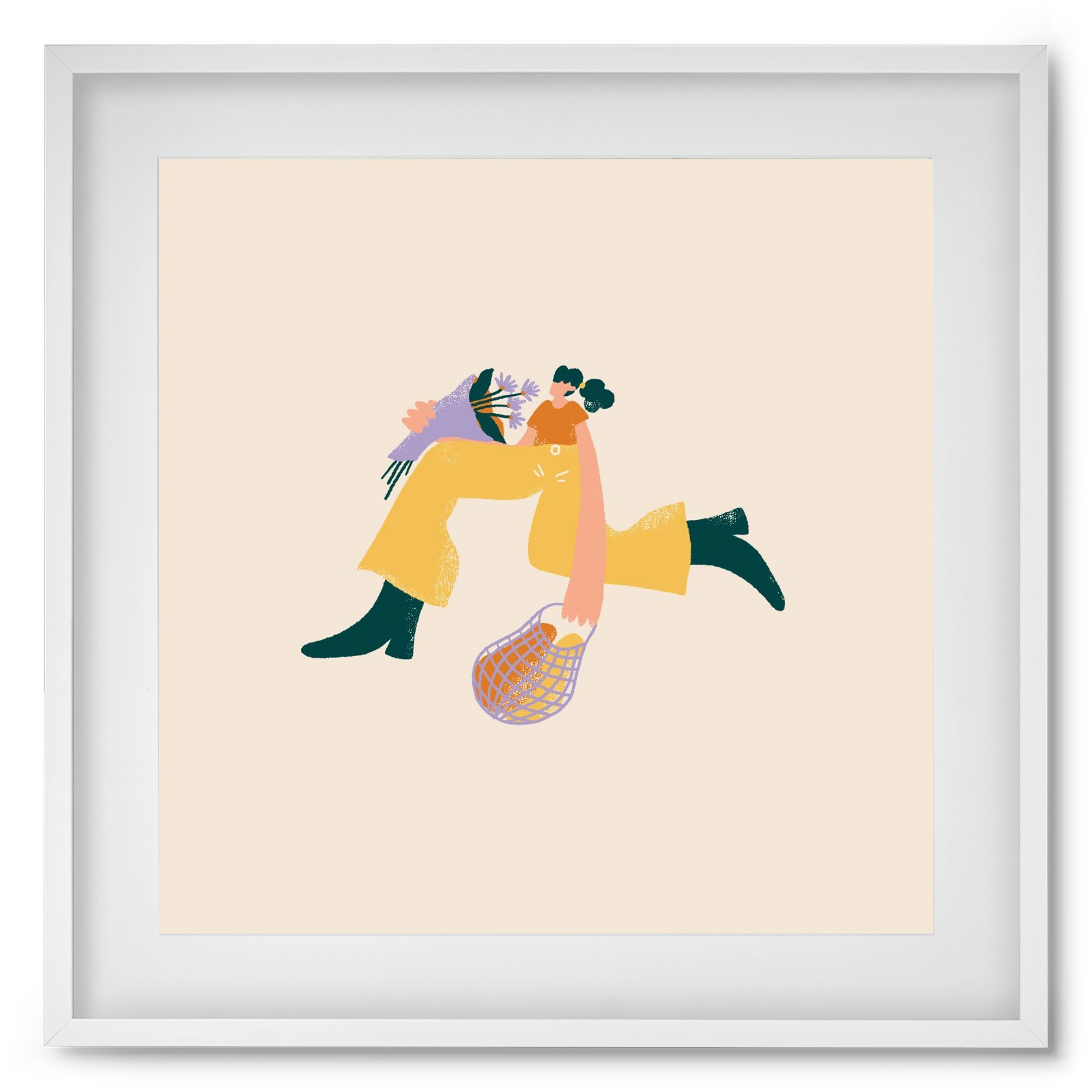 To Do List, 50x50 cm (40x40 cm), Fehér keret, paszpartuval