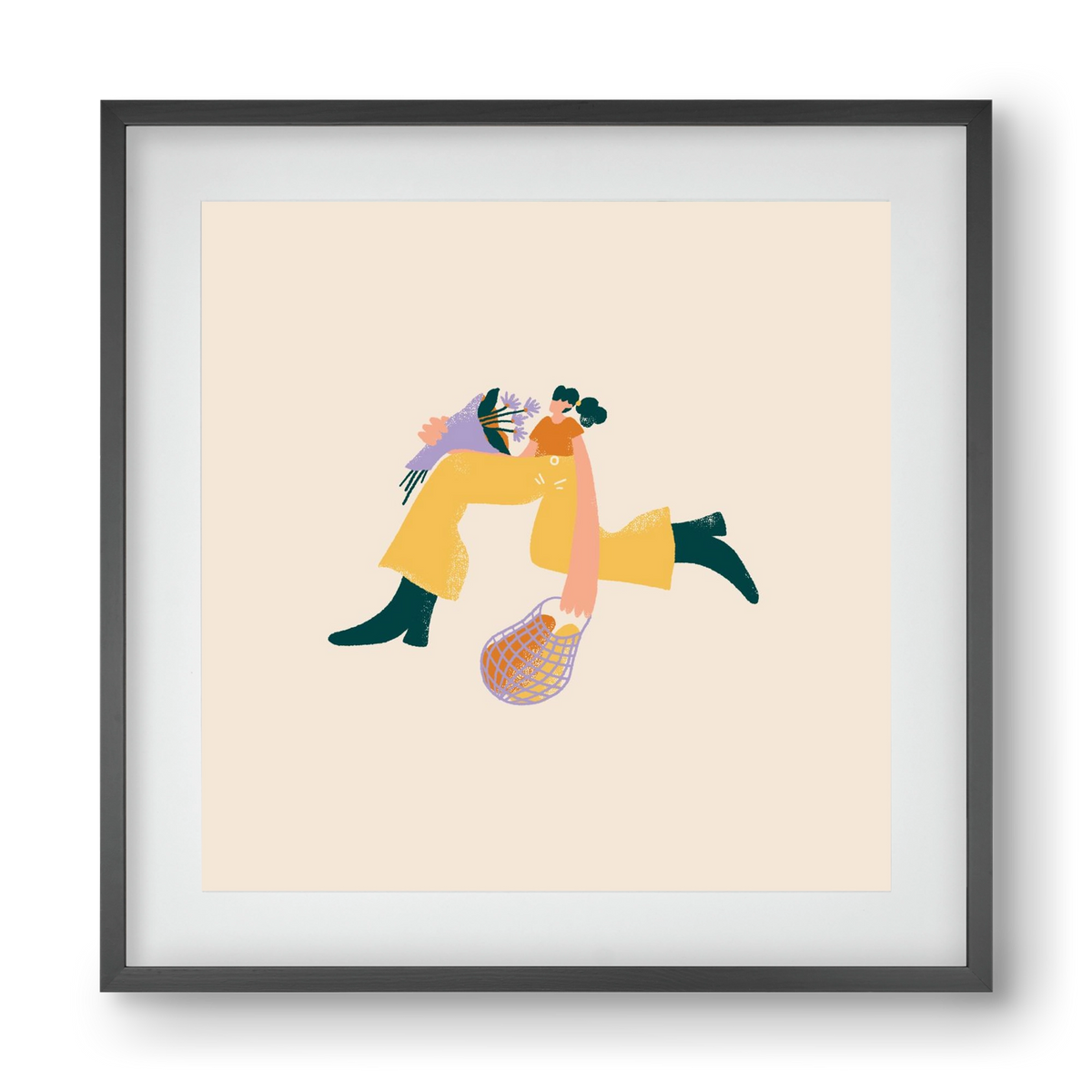 To Do List, 40x40 cm (30x30 cm), Fekete keret, paszpartuval