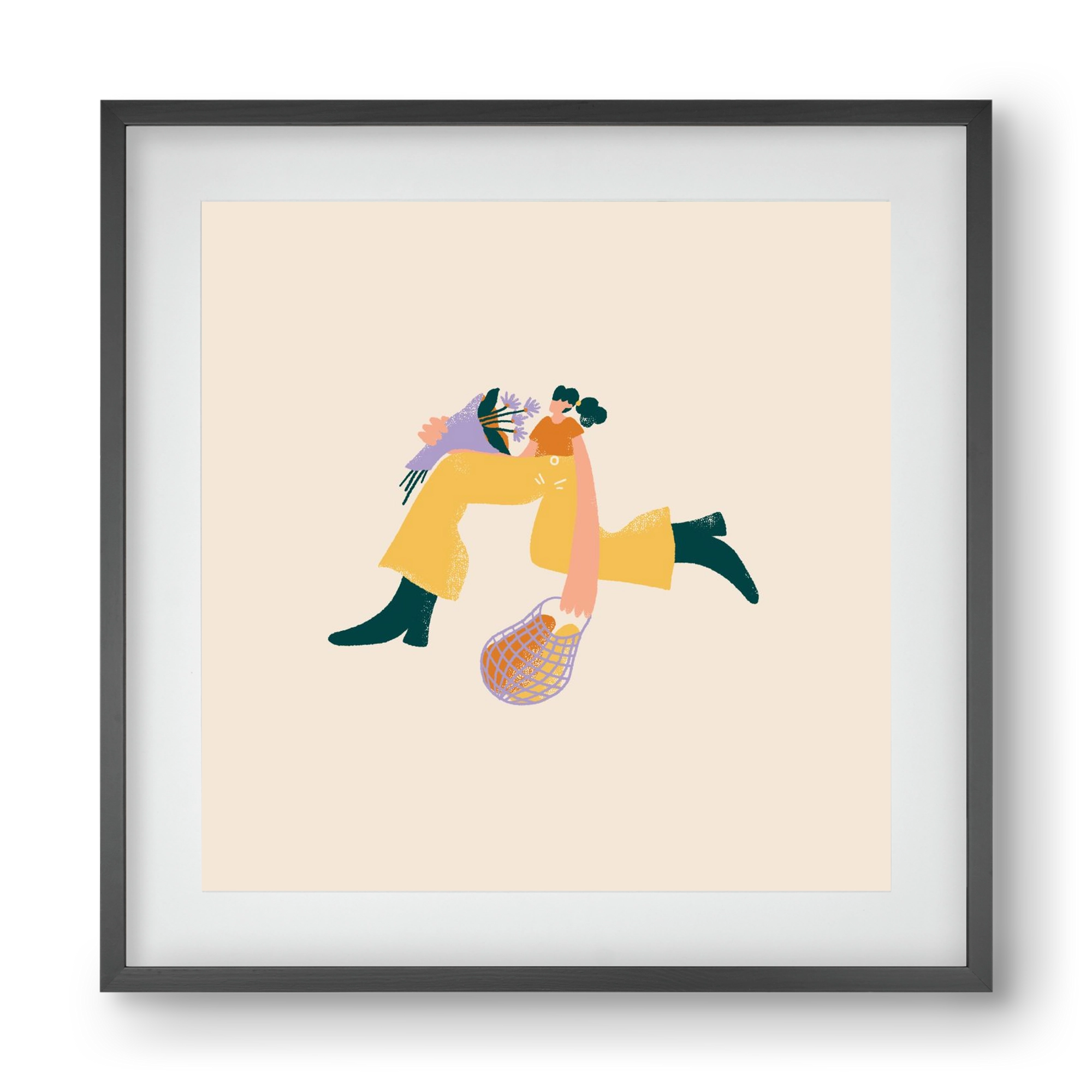 To Do List, 40x40 cm (30x30 cm), Fekete keret, paszpartuval