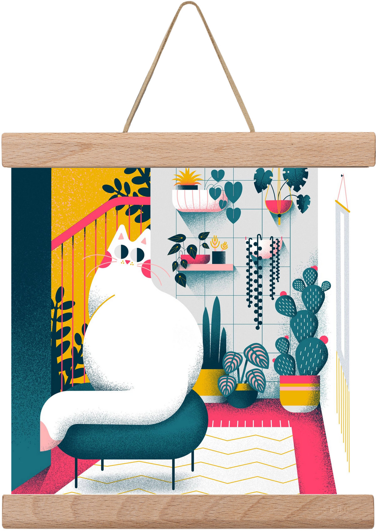 Plantmom, 20x20 cm (20x20 cm), Tölgy akasztó